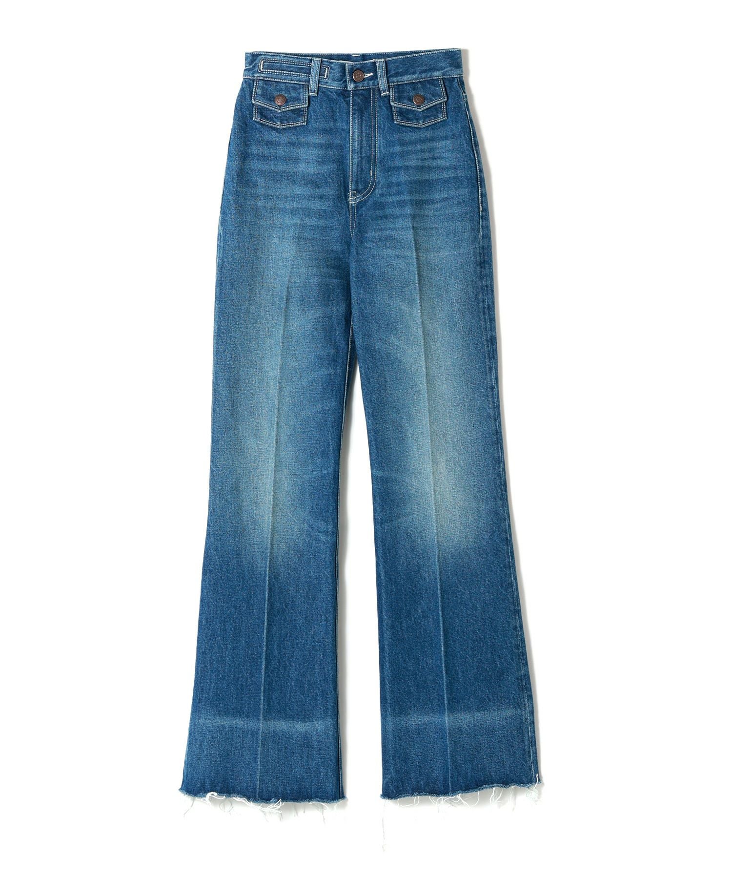 Chloe(クロエ)】 デニム製ハイライズ フレア ジーンズ｜PARIGOT ONLINE