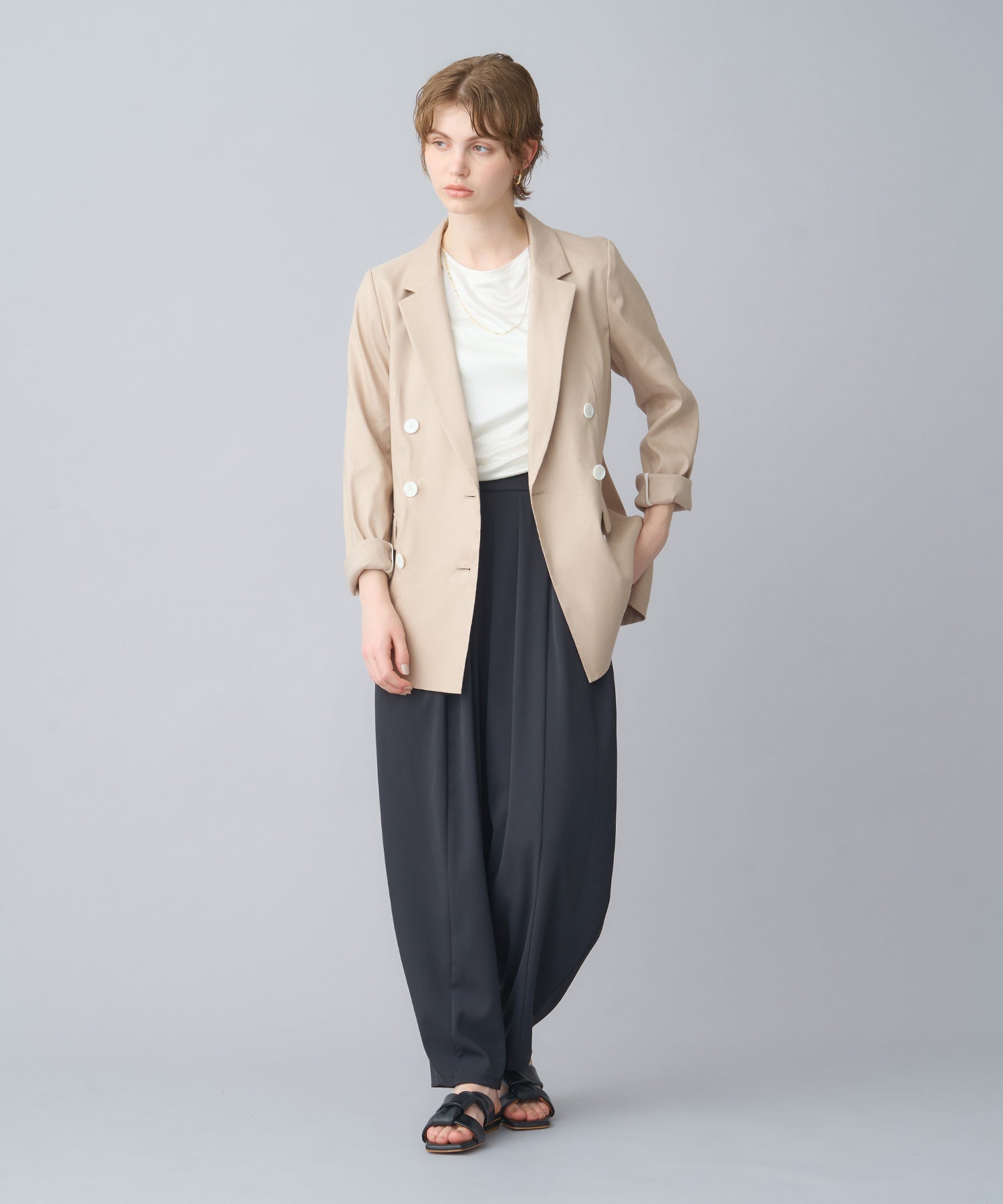 パリゴ MARECHAL TERRE×PARIGOTコクーンパンツ 2点 PARIGOT(パリゴ)】 MARECHAL TERRE×PARIGOT コクーンパンツ｜PARIGOT