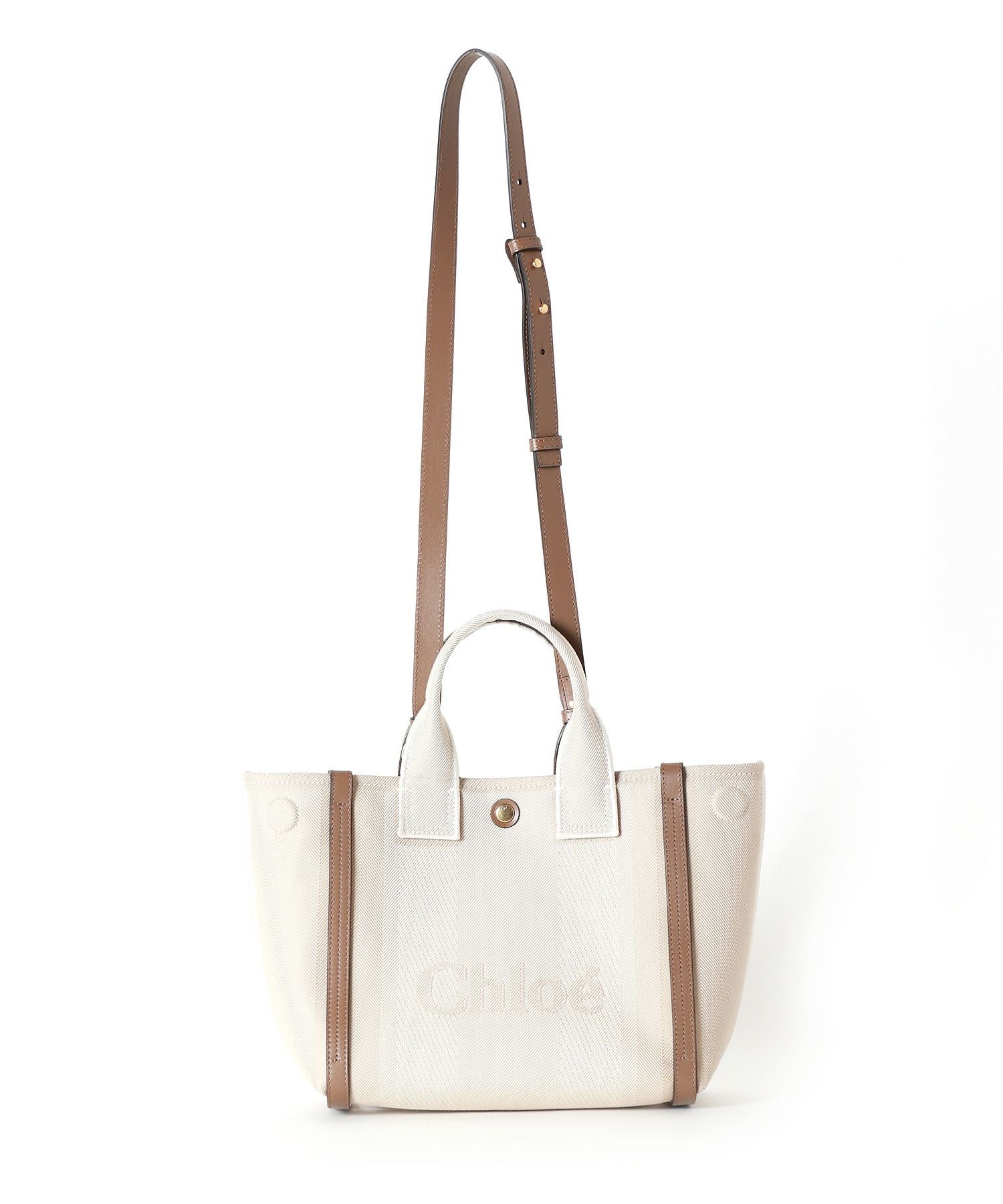 Chloe(クロエ)】 キャンバス製CHLOE CARRYスモールトートバッグ