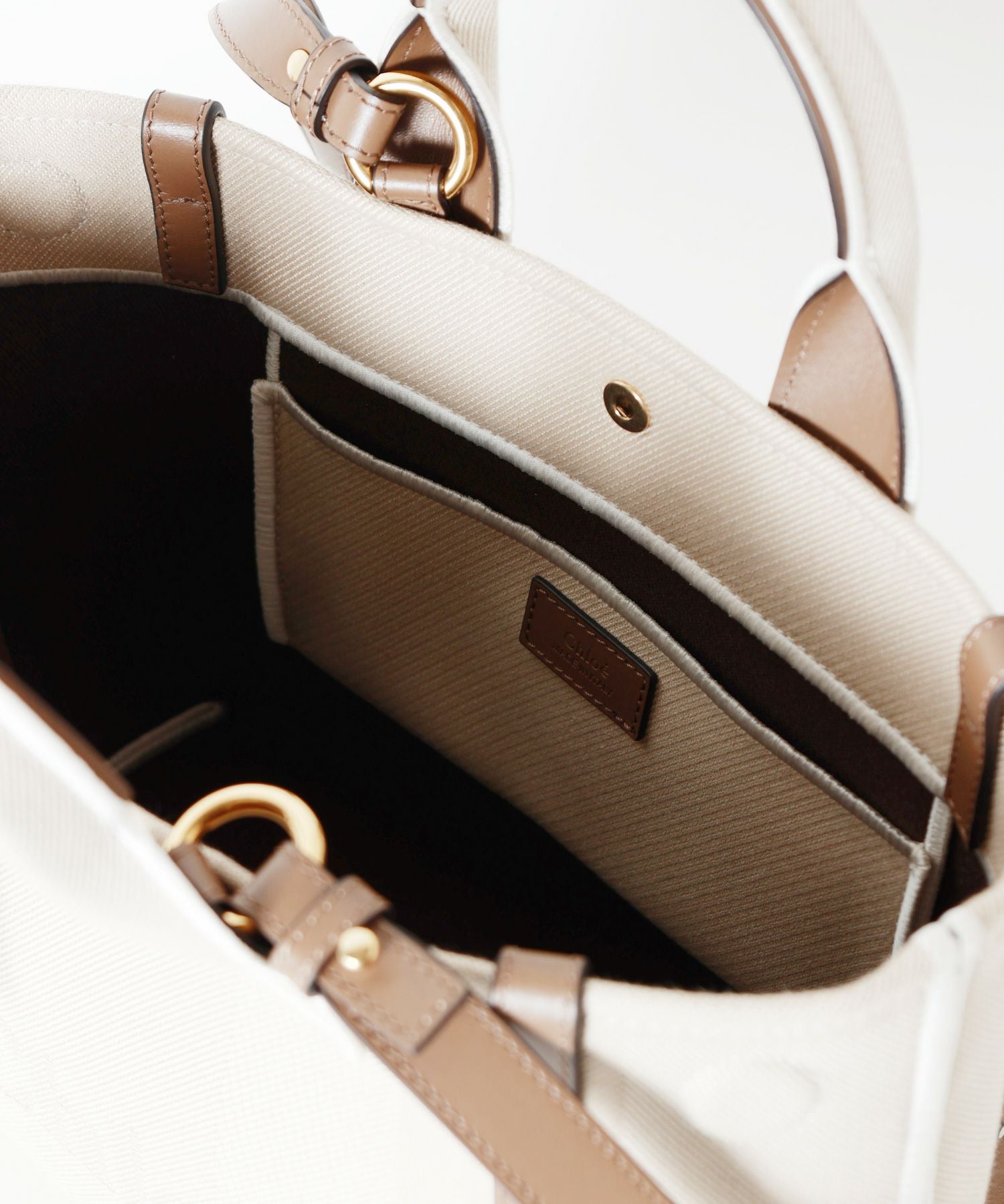 Chloe(クロエ)】 キャンバス製CHLOE CARRYスモールトートバッグ