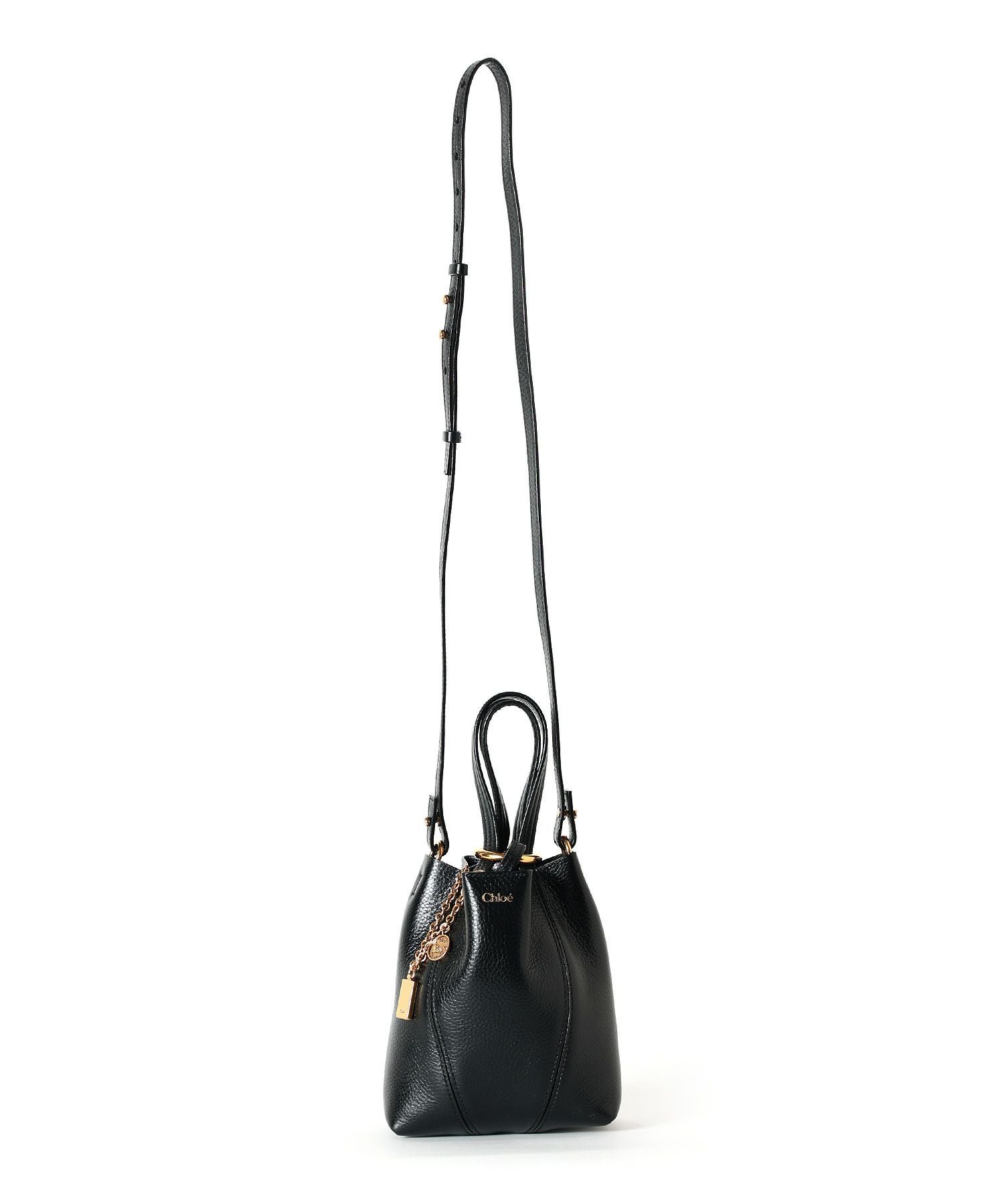 Chloe(クロエ)】 グレインレザー製 CHLOE SPINスモールトートバッグ