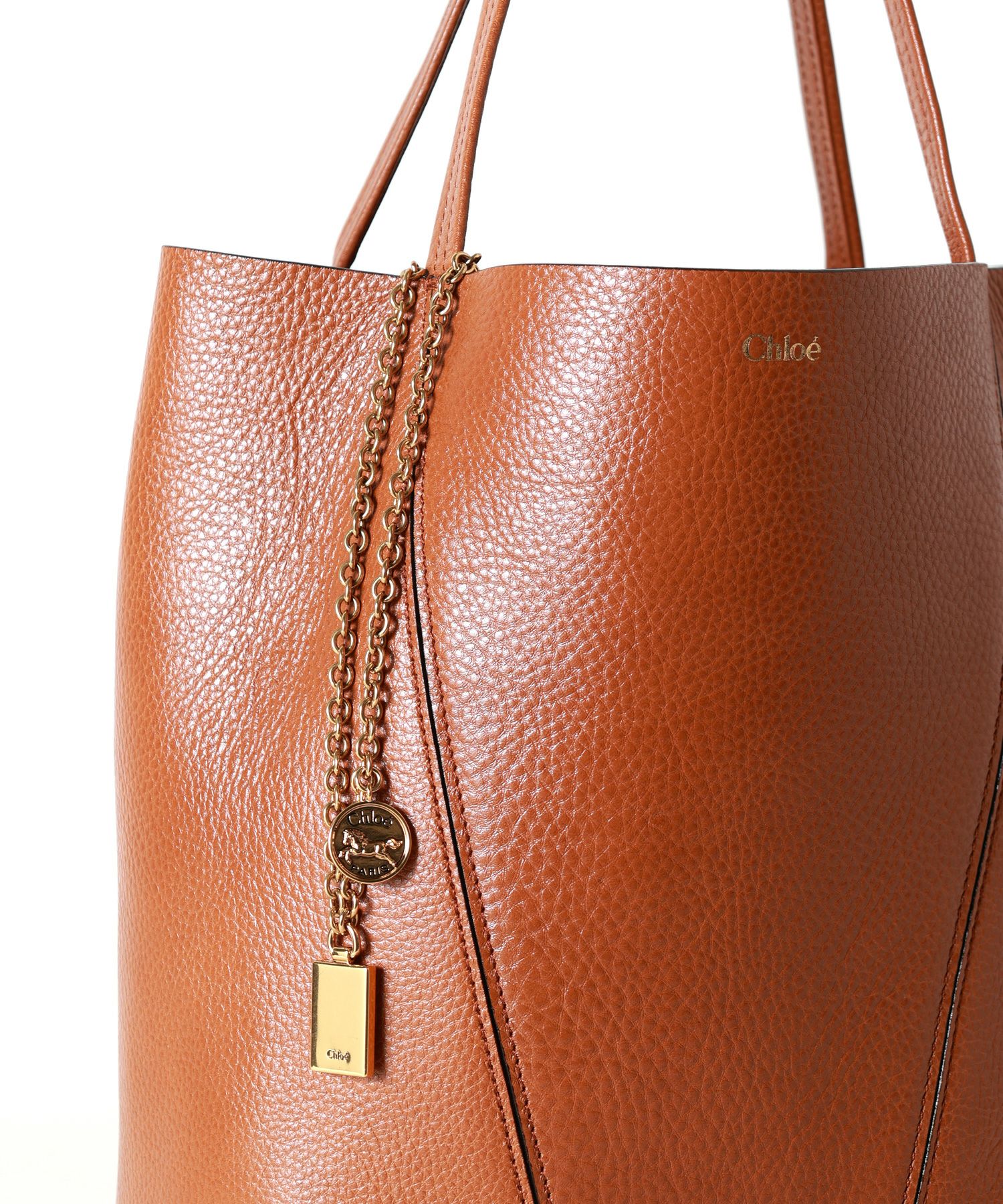 Chloe(クロエ)】 グレインレザー製 CHLOE SPINトートバッグ｜PARIGOT