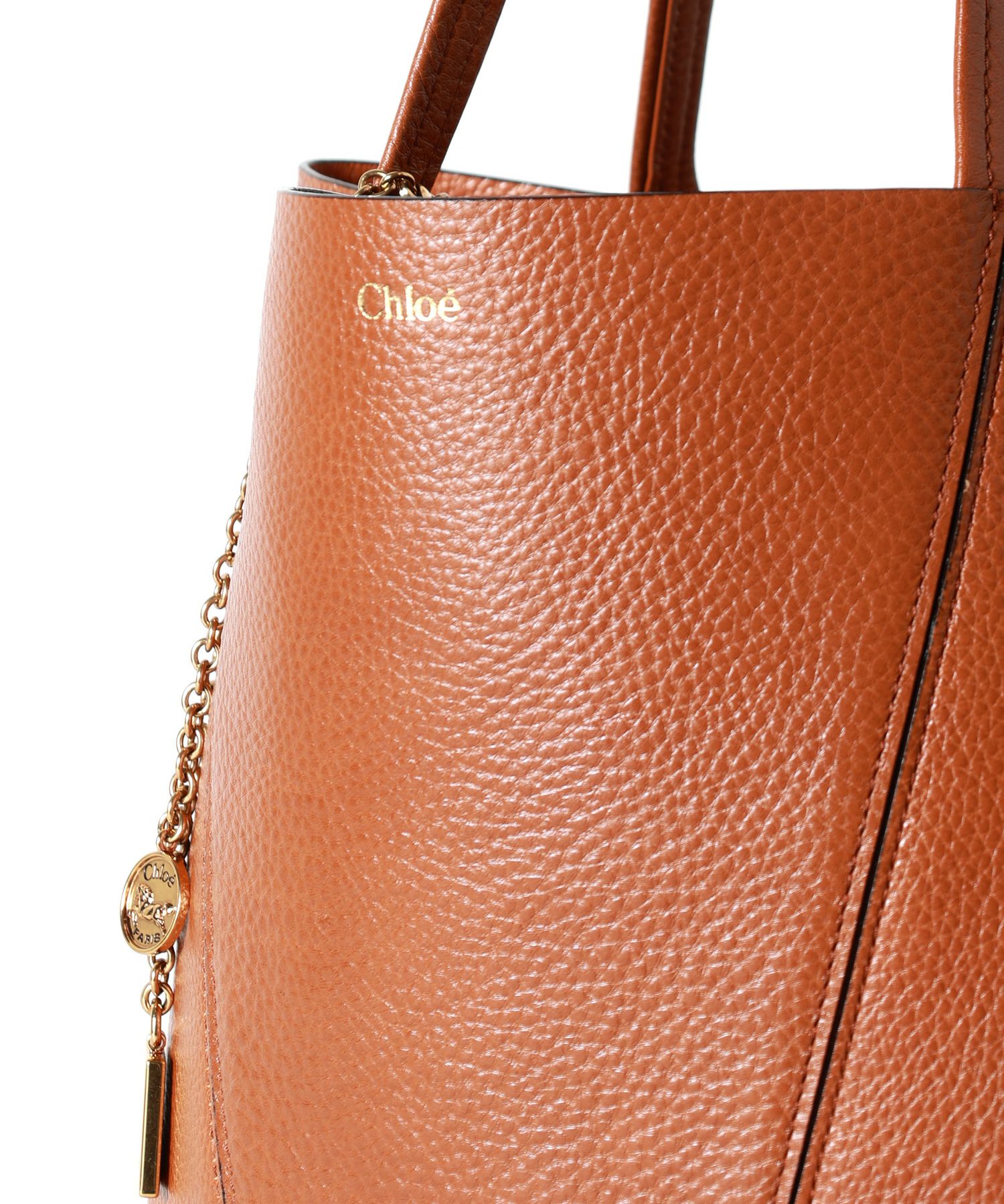 Chloe(クロエ)】 グレインレザー製 CHLOE SPINトートバッグ｜PARIGOT
