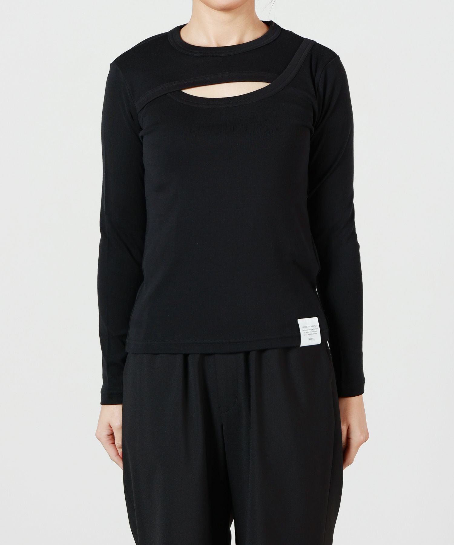 HYKE(ハイク)】 LAYERED LONG SLEEVE|PARIGOT ONLINE(パリゴオンライン) HYKE(ハイク)】 LAYERED LONG SLEEVE|PARIGOT ONLINE(パリゴオンライン)