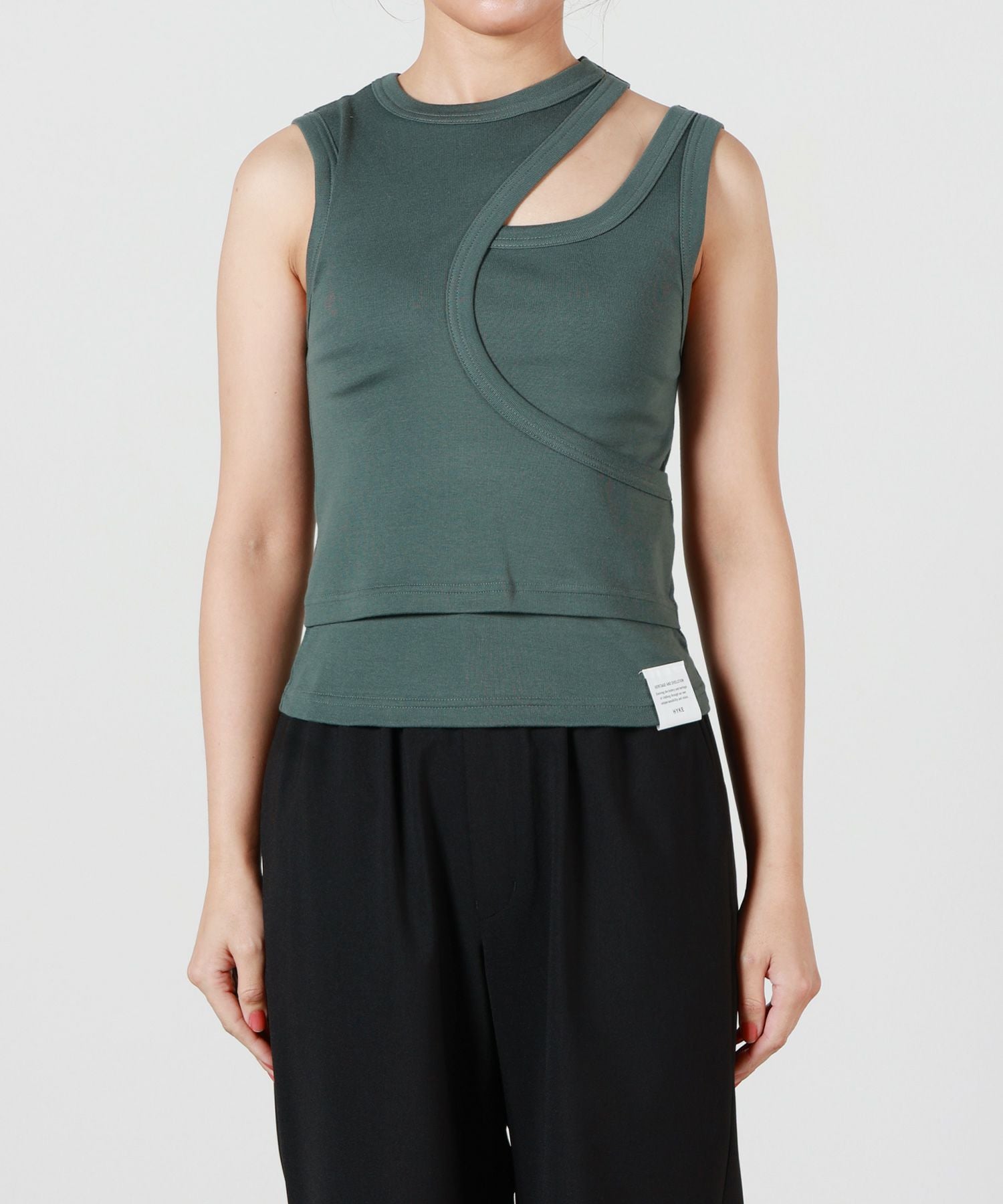 HYKE(ハイク)】 LAYERED TANK TOP｜PARIGOT ONLINE（パリゴオンライン）