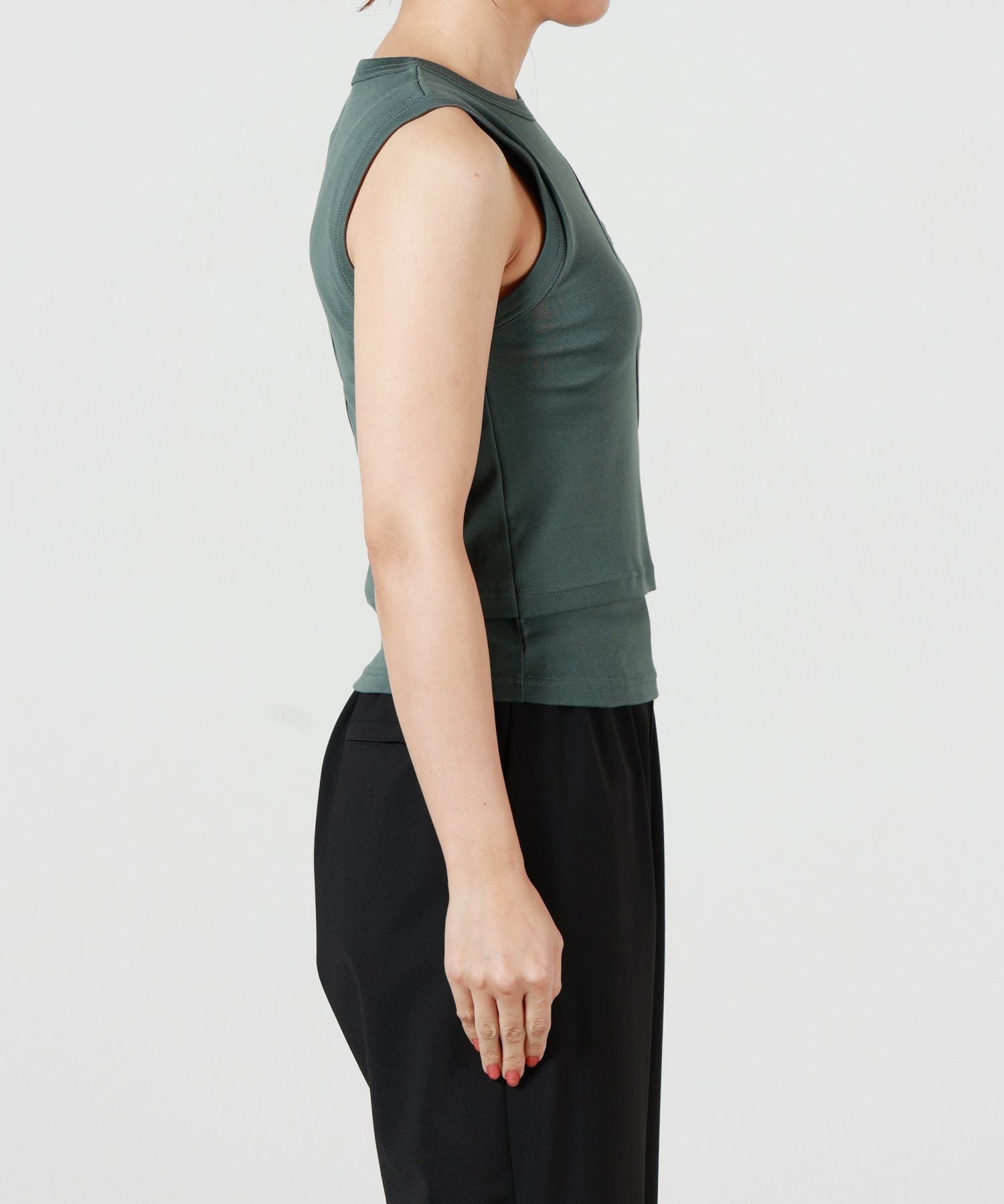 t★【新品・タグ付き】hykeハイクLAYERED TANK TOP LAYERED TANK TOP-レイヤードタンクトップ-HYKE（ハイク）通販| st company