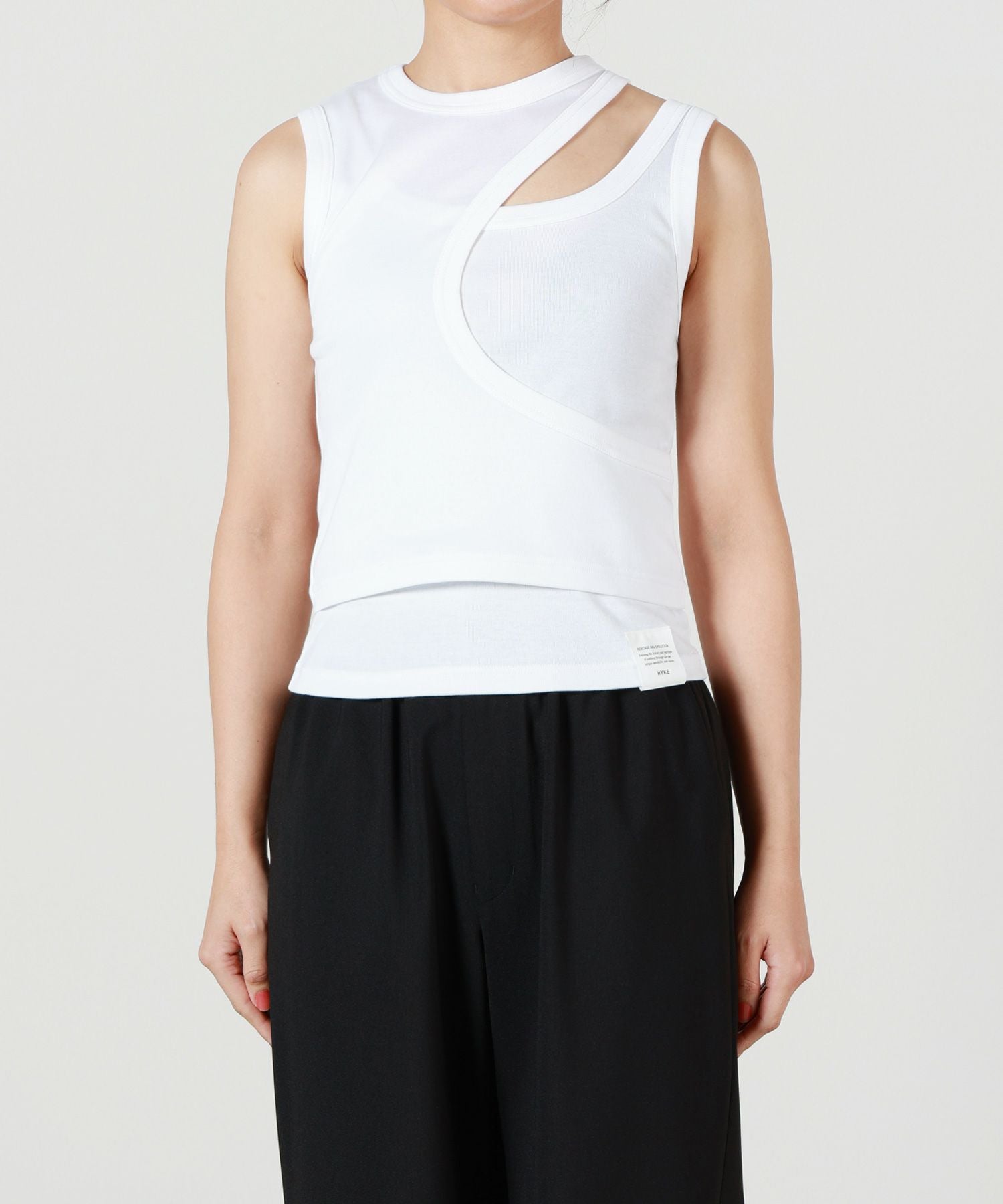 HYKE(ハイク)】 LAYERED TANK TOP｜PARIGOT ONLINE（パリゴオンライン）