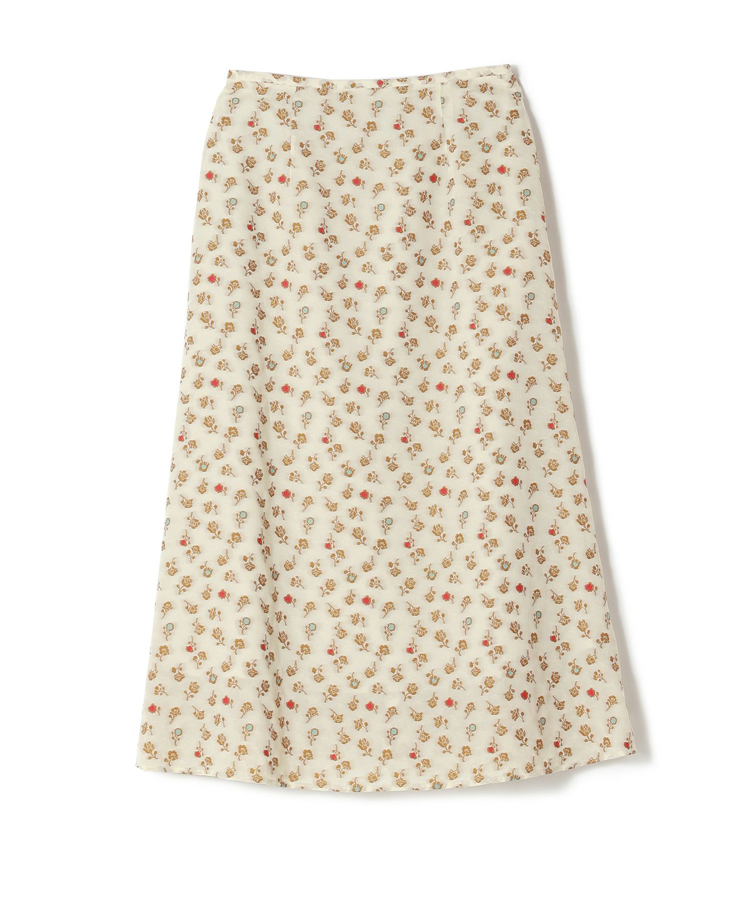 Mame Kurogouchi(マメ クロゴウチ)】 Floral Jacquard A-Line Skirt