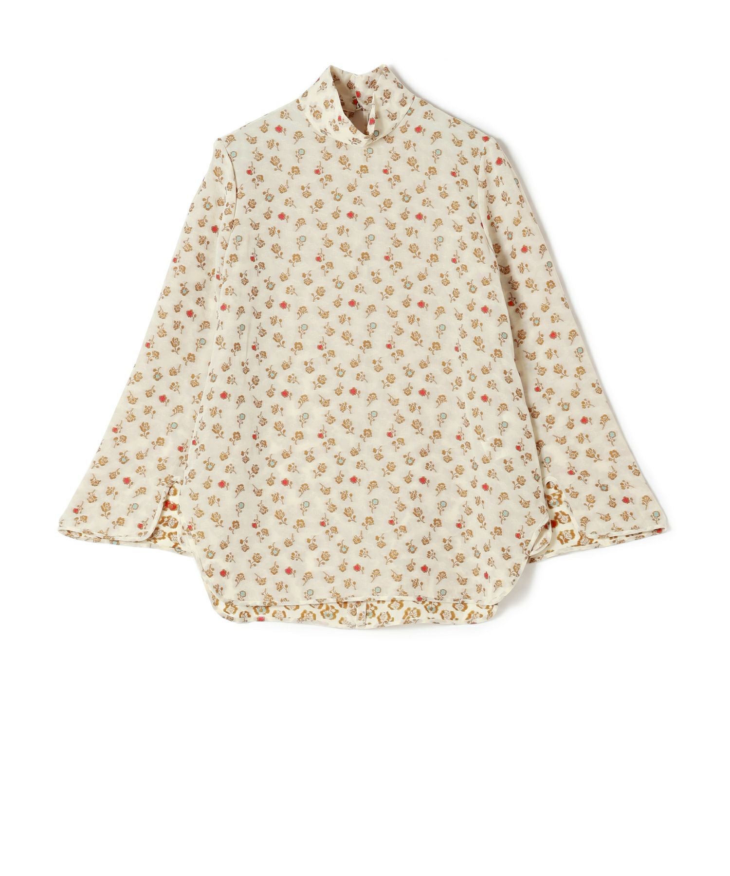 Mame Kurogouchi(マメ クロゴウチ)】 Floral Jacquard Hight Neck