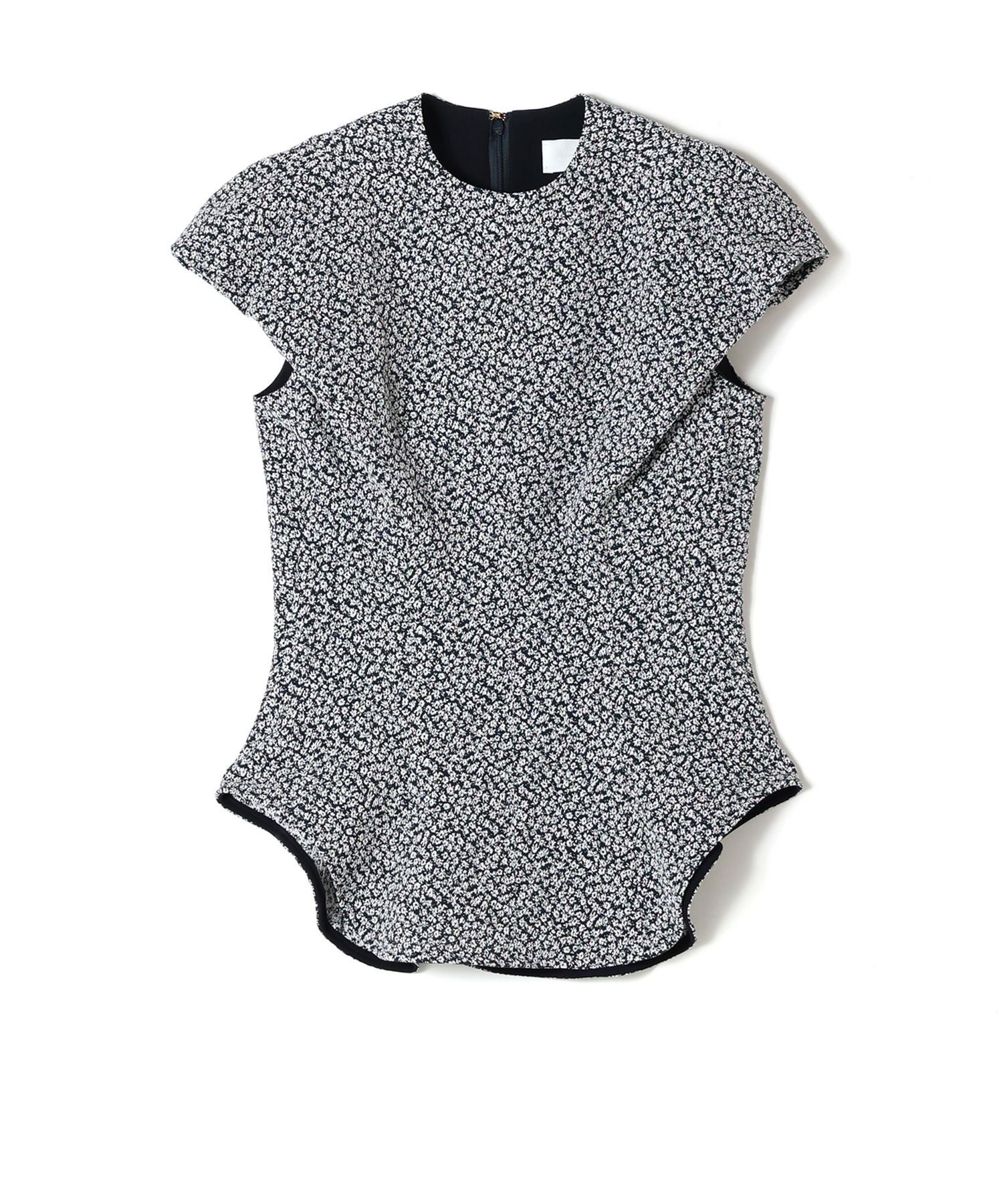 Mame Kurogouchi(マメ クロゴウチ)】 Micro Floral Jacquard Top