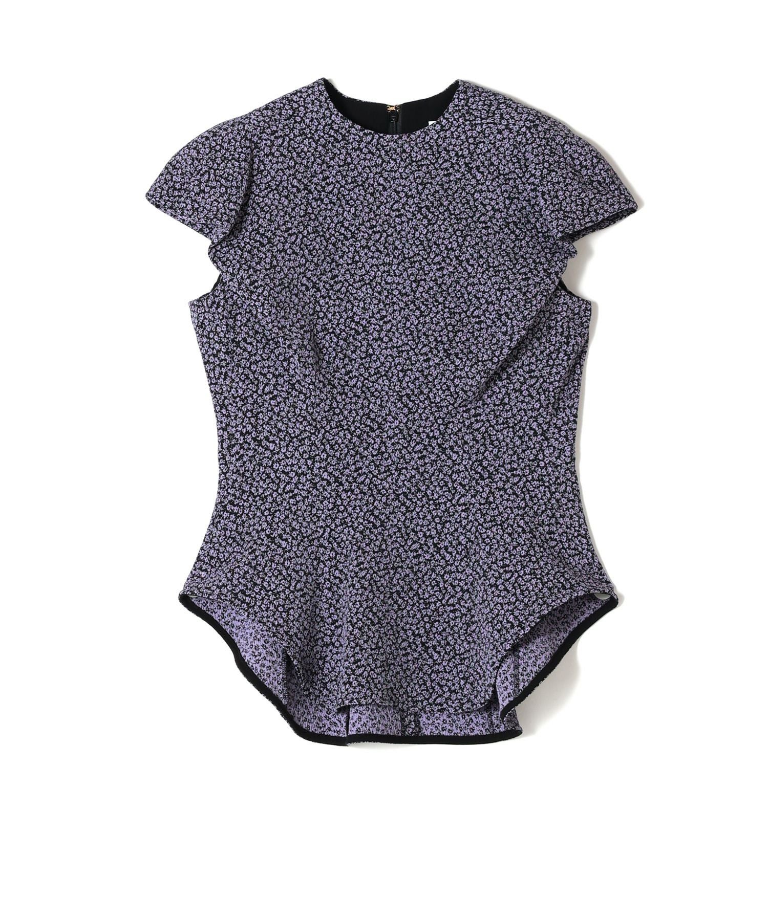 Mame Kurogouchi(マメ クロゴウチ)】 Micro Floral Jacquard Top