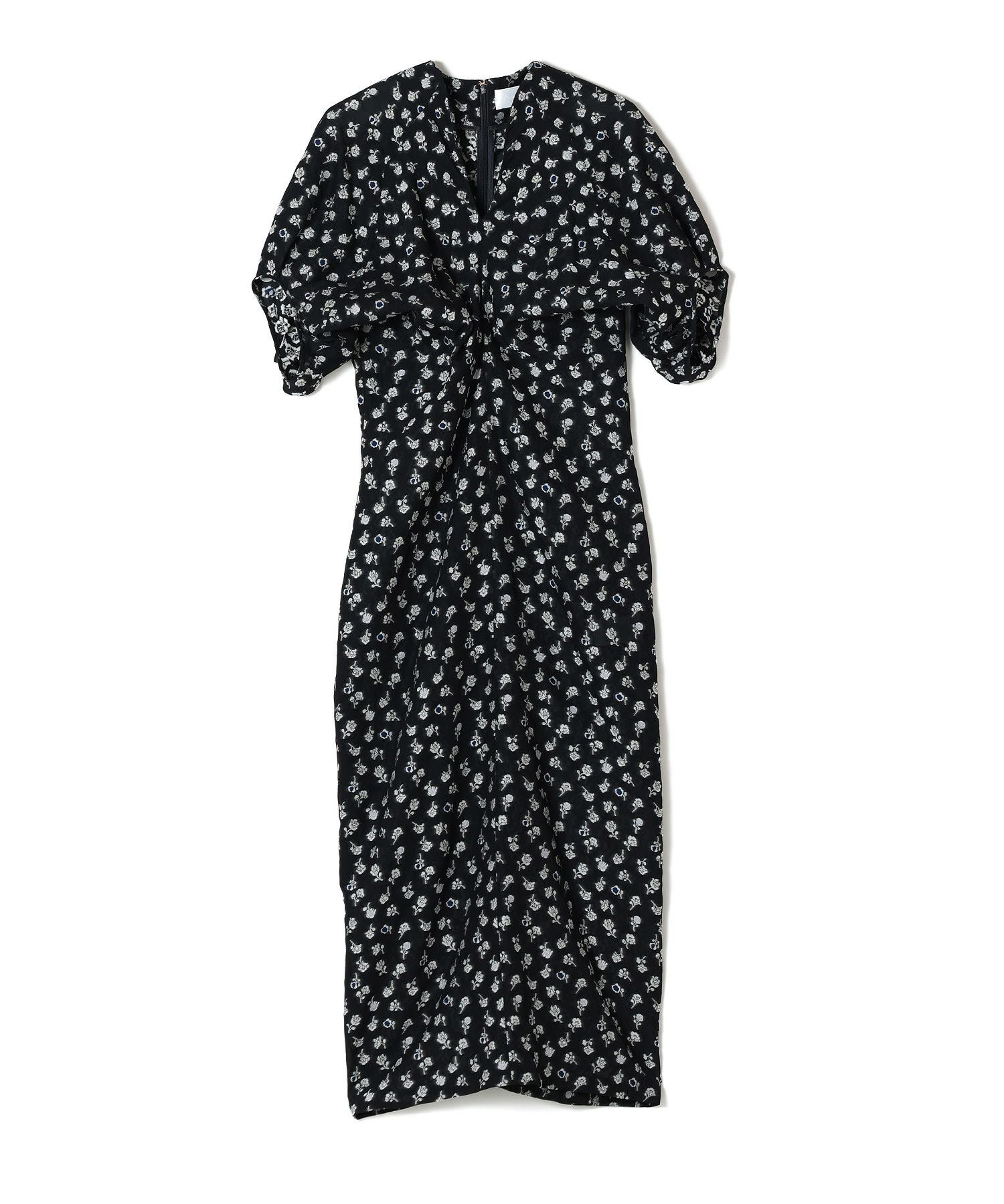 Mame Kurogouchi(マメ クロゴウチ)】 Floral Jacquard Volume Sleeves