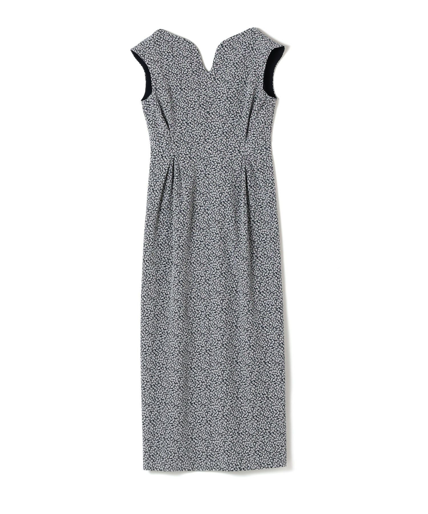Mame Kurogouchi(マメ クロゴウチ)】 Micro Floral Jacquard Dress