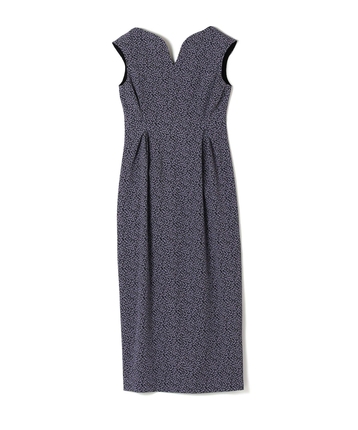 Mame Kurogouchi(マメ クロゴウチ)】 Micro Floral Jacquard Dress