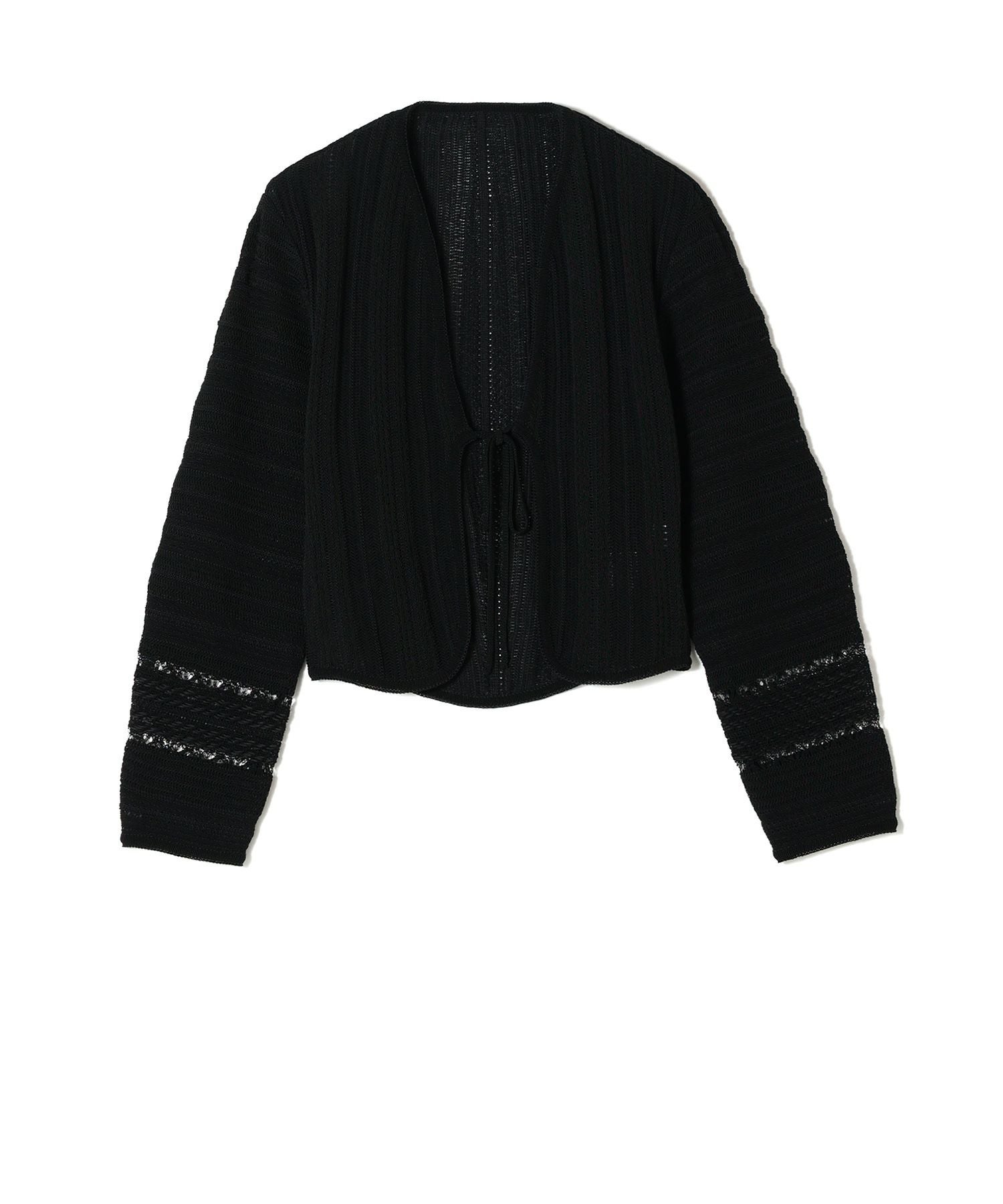 Mame Kurogouchi(マメ クロゴウチ)】 Drop Jacquard Knitted Cardigan