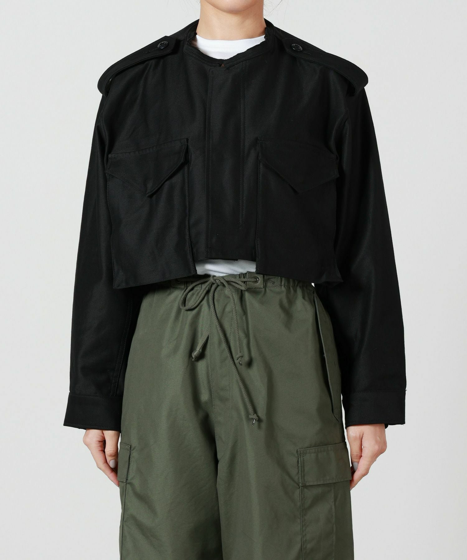 ジャケット・アウター HYKE TYPE M-51 FIELD CROPPED JACKET 0431335236947cl_55?$VS_1500$