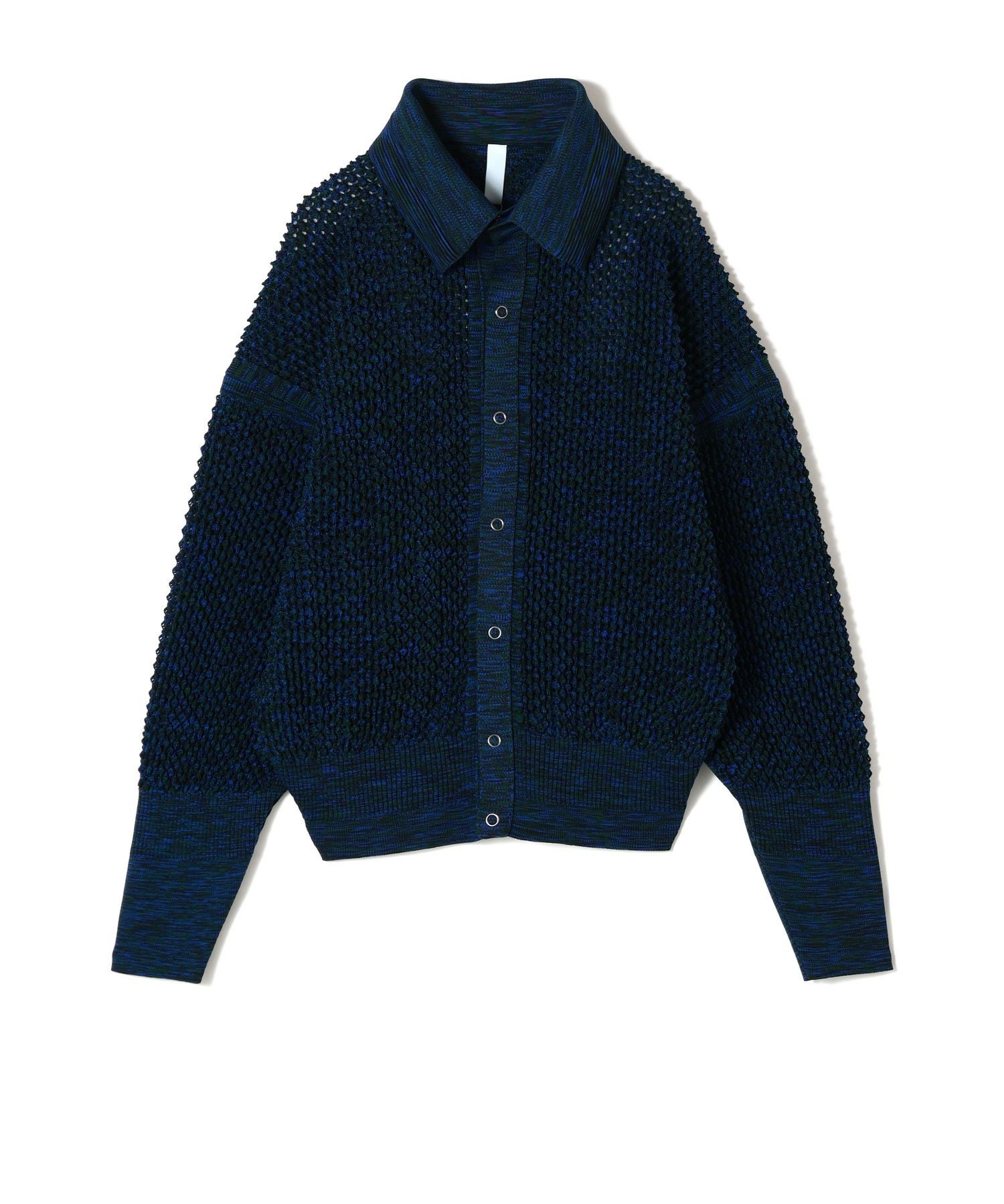 CFCL(シーエフシーエル)】 LATTICE KNIKAT STAND FALL COLLAR BLOUSON