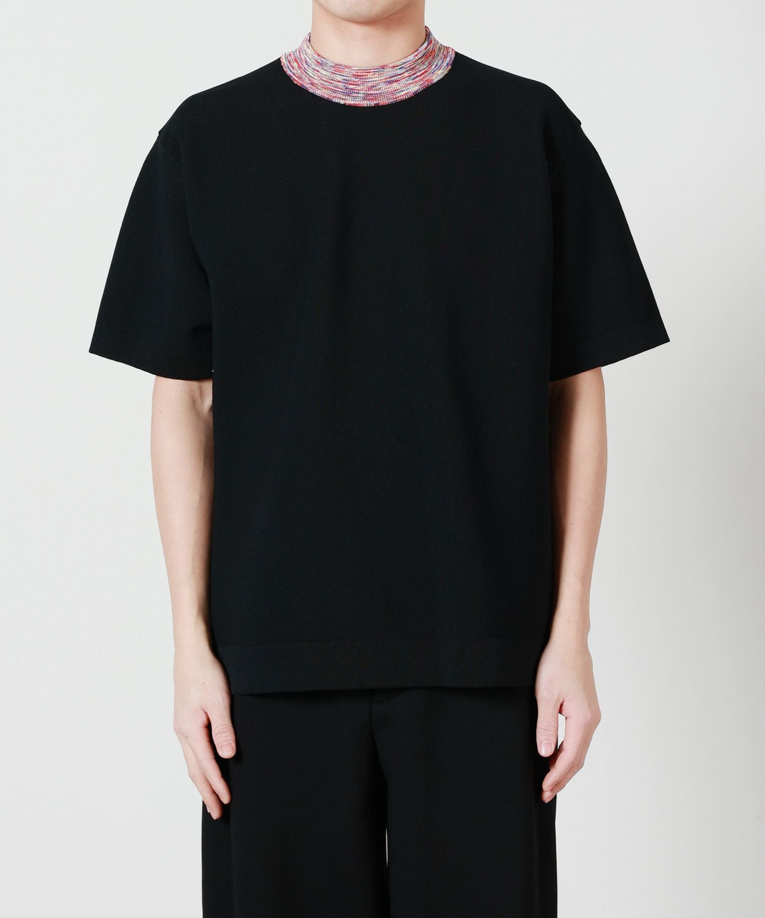 CFCL(シーエフシーエル)】 TC GARTER KNIKAT SHORT SLEEVE TEE SHIRT