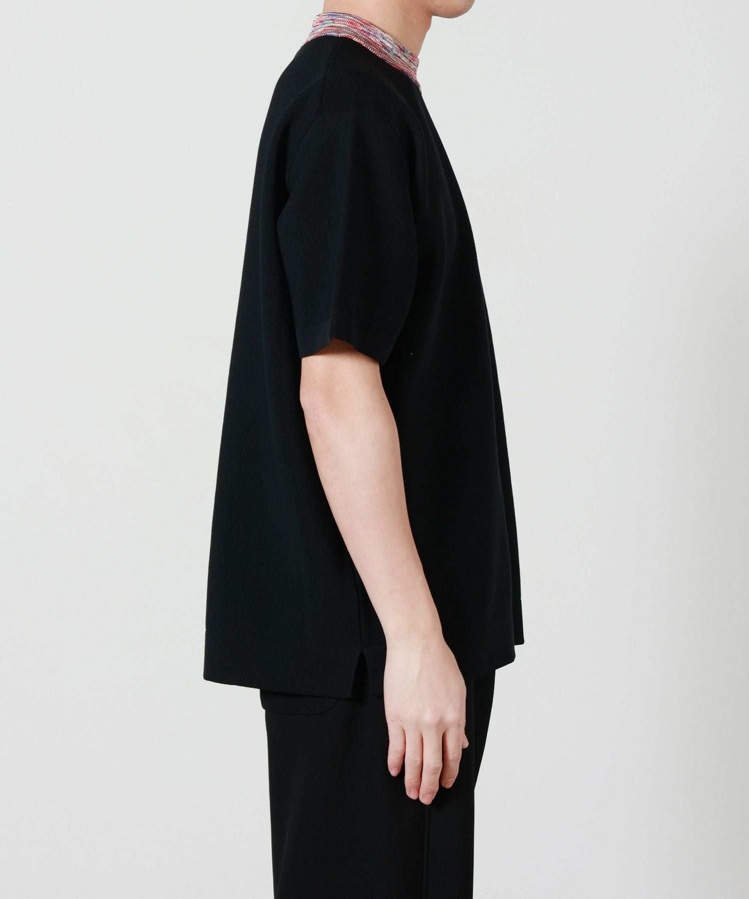 CFCL(シーエフシーエル)】 TC GARTER KNIKAT SHORT SLEEVE TEE SHIRT