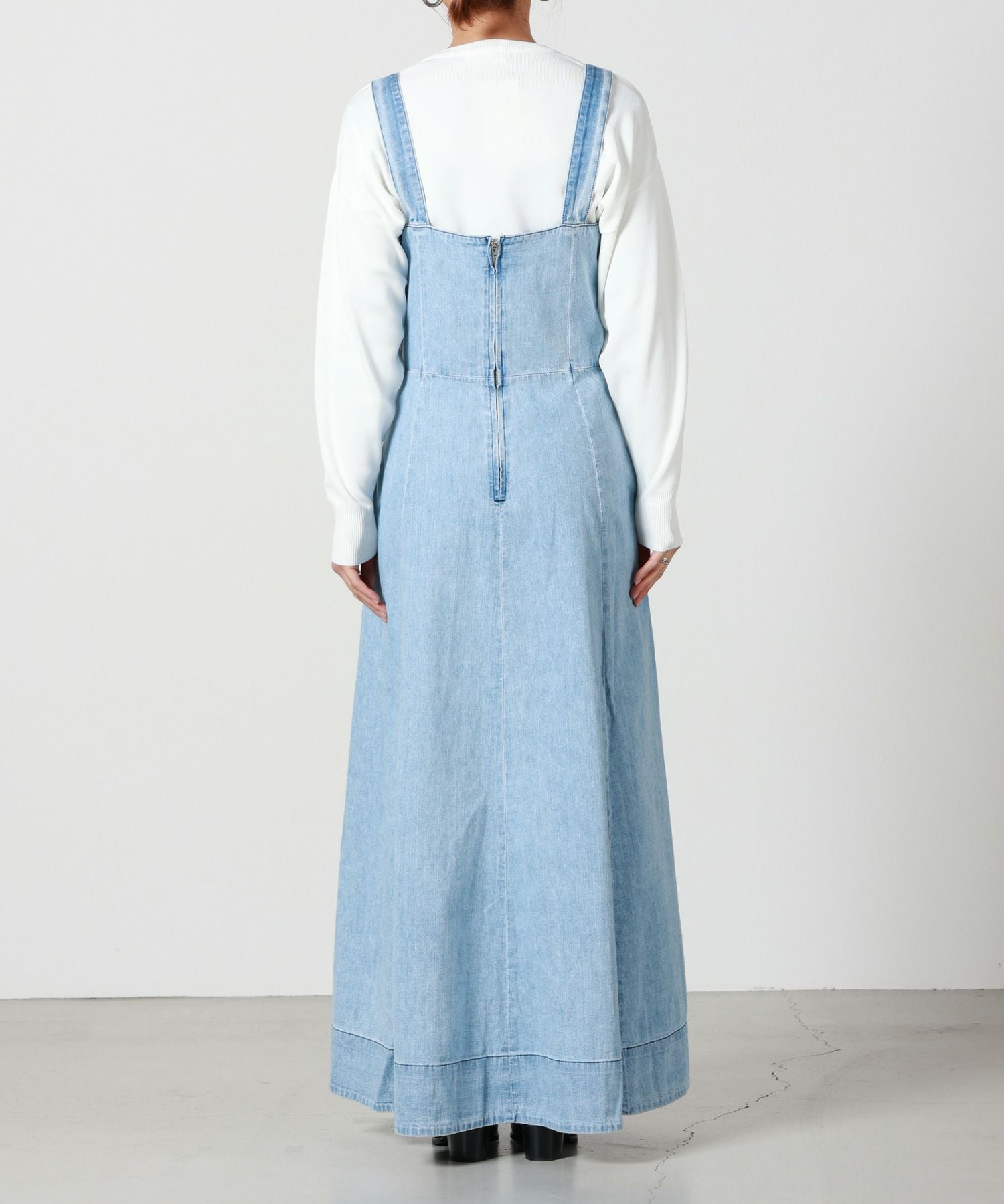 JAPAN DENIM(ジャパンデニム)】 CORSET FLARE DRESS｜PARIGOT ONLINE
