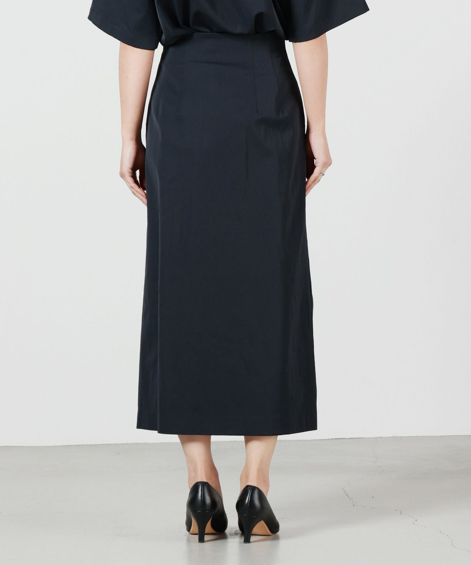 【MURRAL】Cucurbita embroidered skirt　黒 MURRAL 