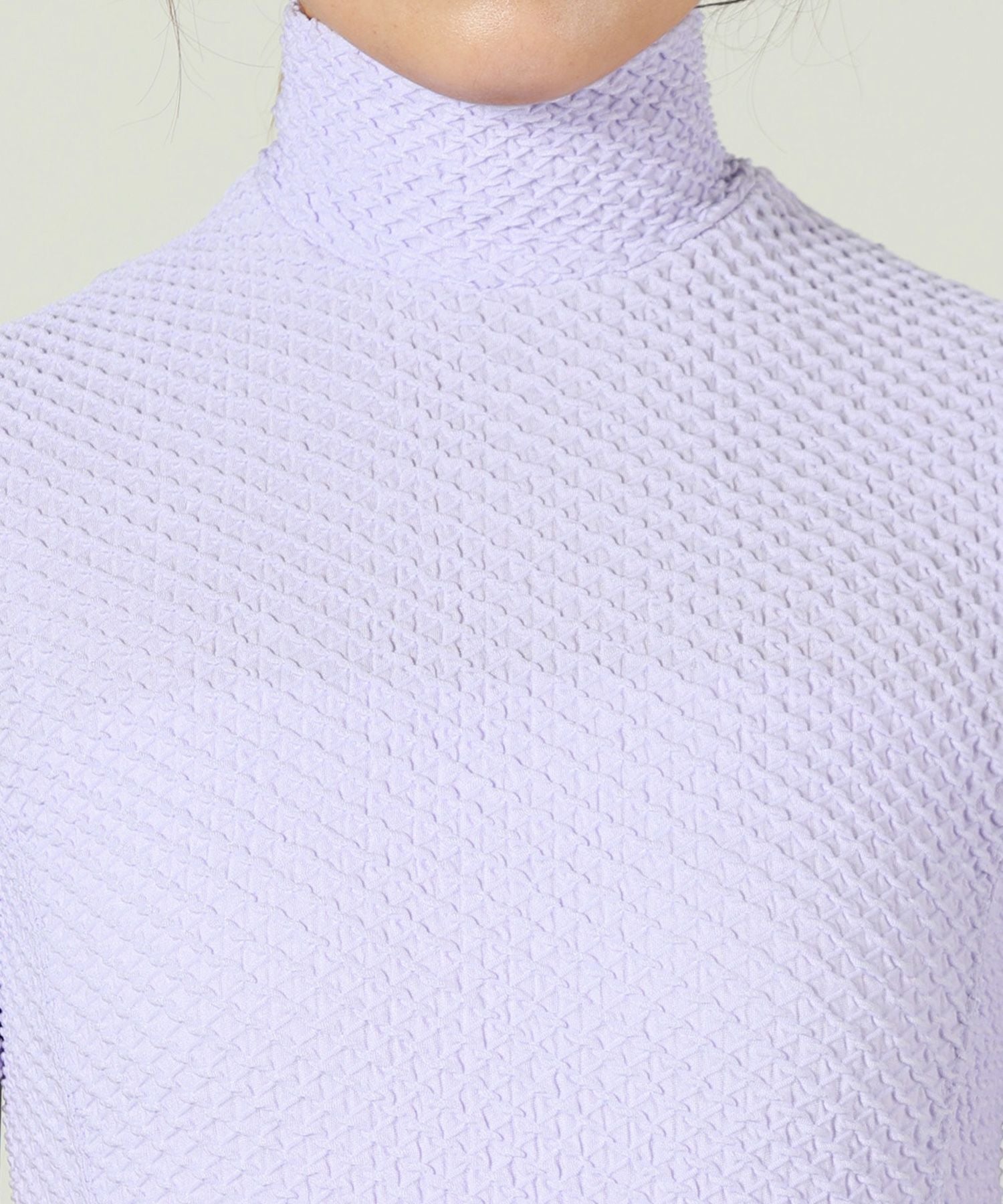 Mame Kurogouchi(マメ クロゴウチ)】 Shirring Jersey Jacquard High