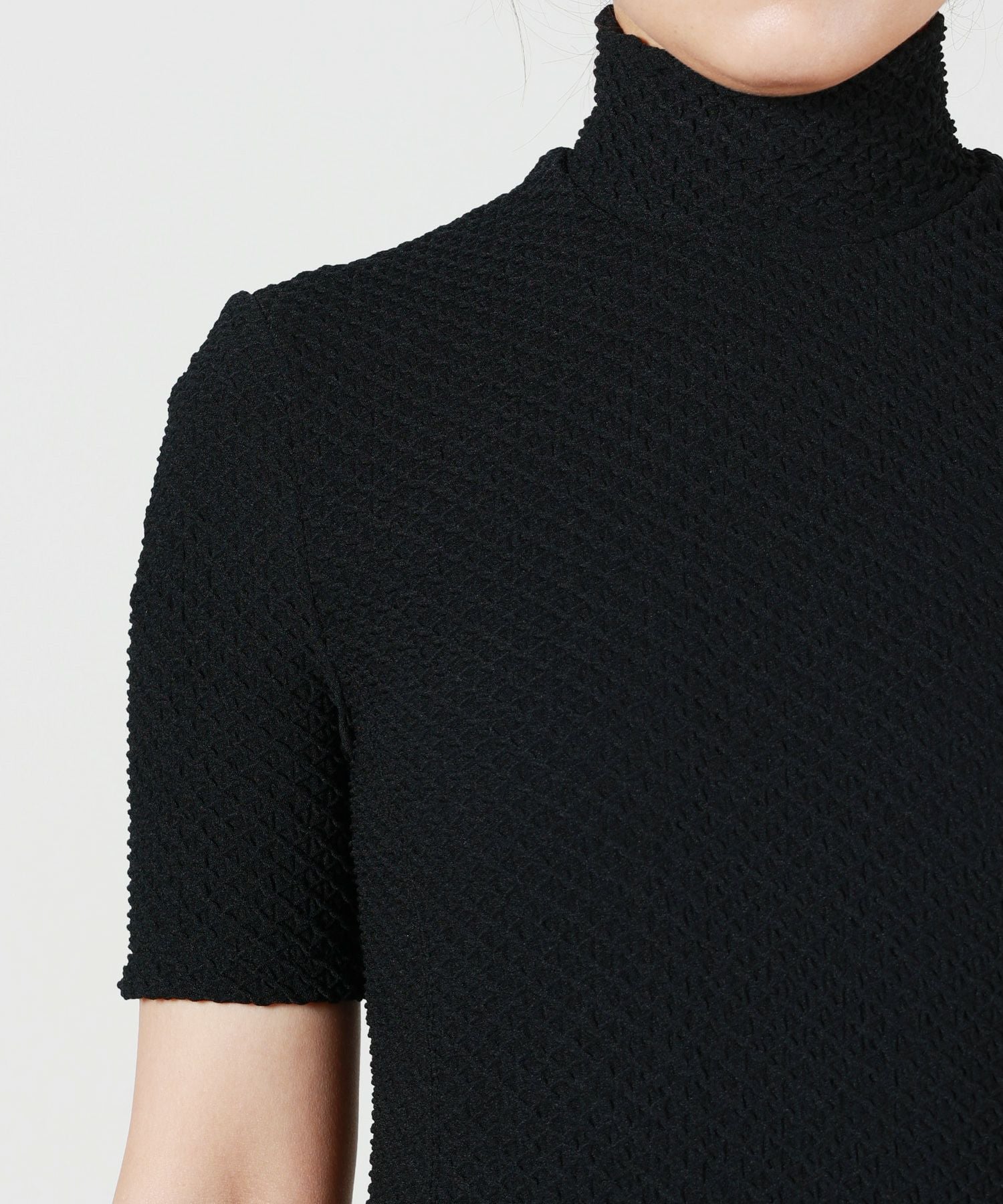 Mame Kurogouchi(マメ クロゴウチ)】 Shirring Jersey Jacquard High