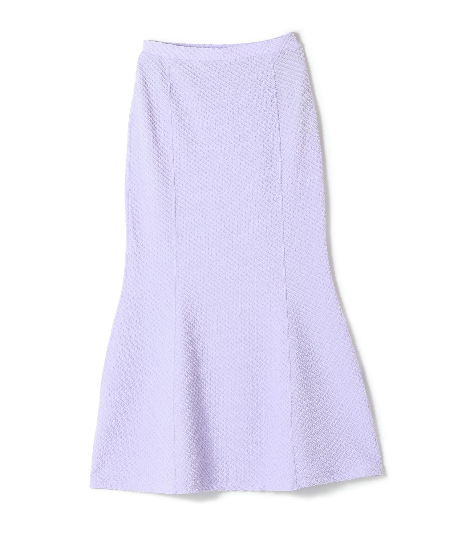 スカート Mame Kurogouchi lilac knit skirt size 2 Mame Kurogouchi(マメ クロゴウチ)】 Shirring Jersey Jacquard Flare