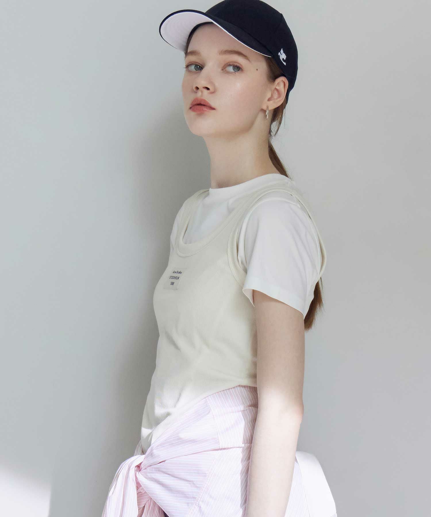 Acne Studios(アクネストゥディオズ)】 レイヤードTシャツ｜PARIGOT