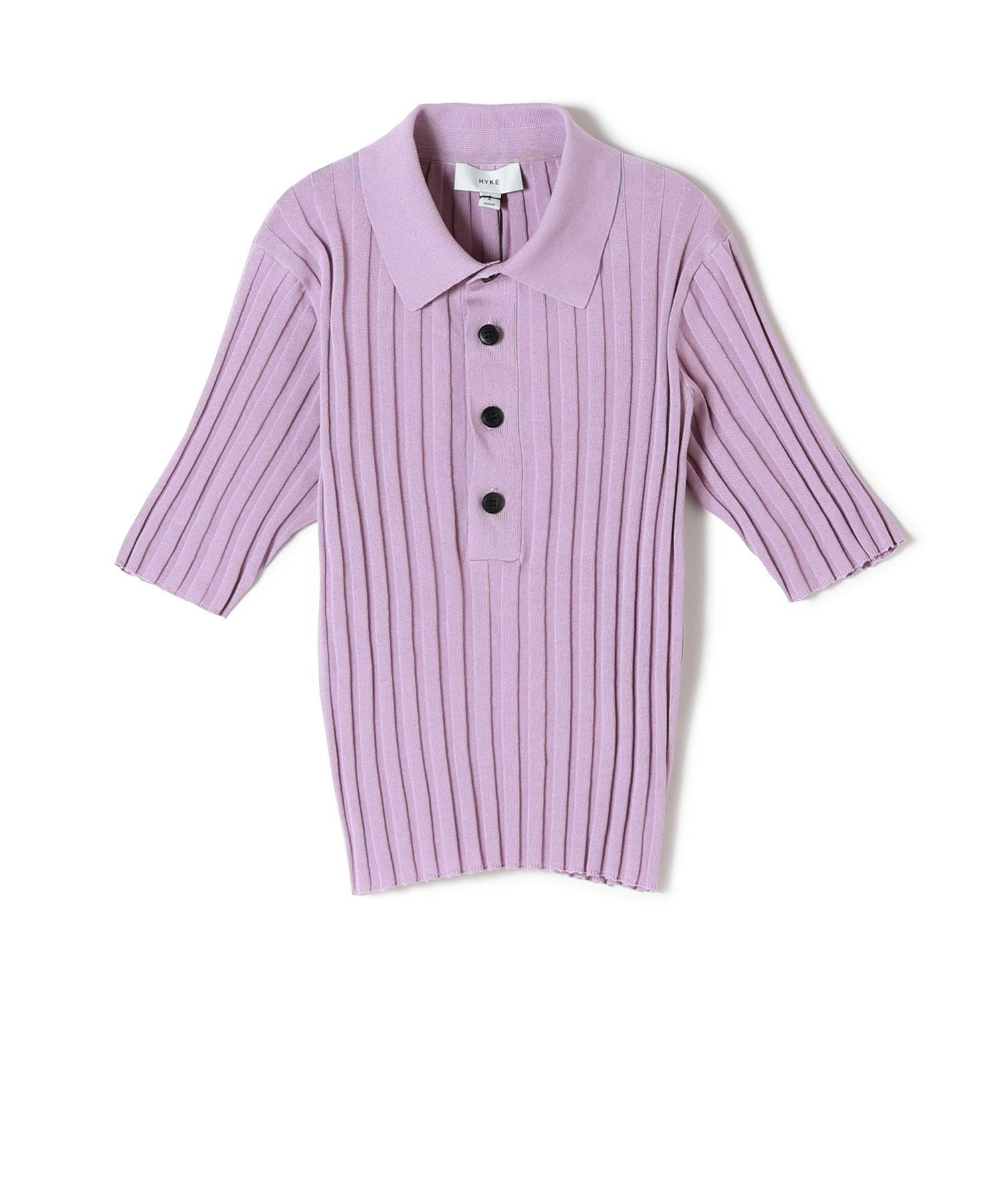 HYKE(ハイク)】 WIDE RIBBED POLO SWEATER｜PARIGOT ONLINE（パリゴ