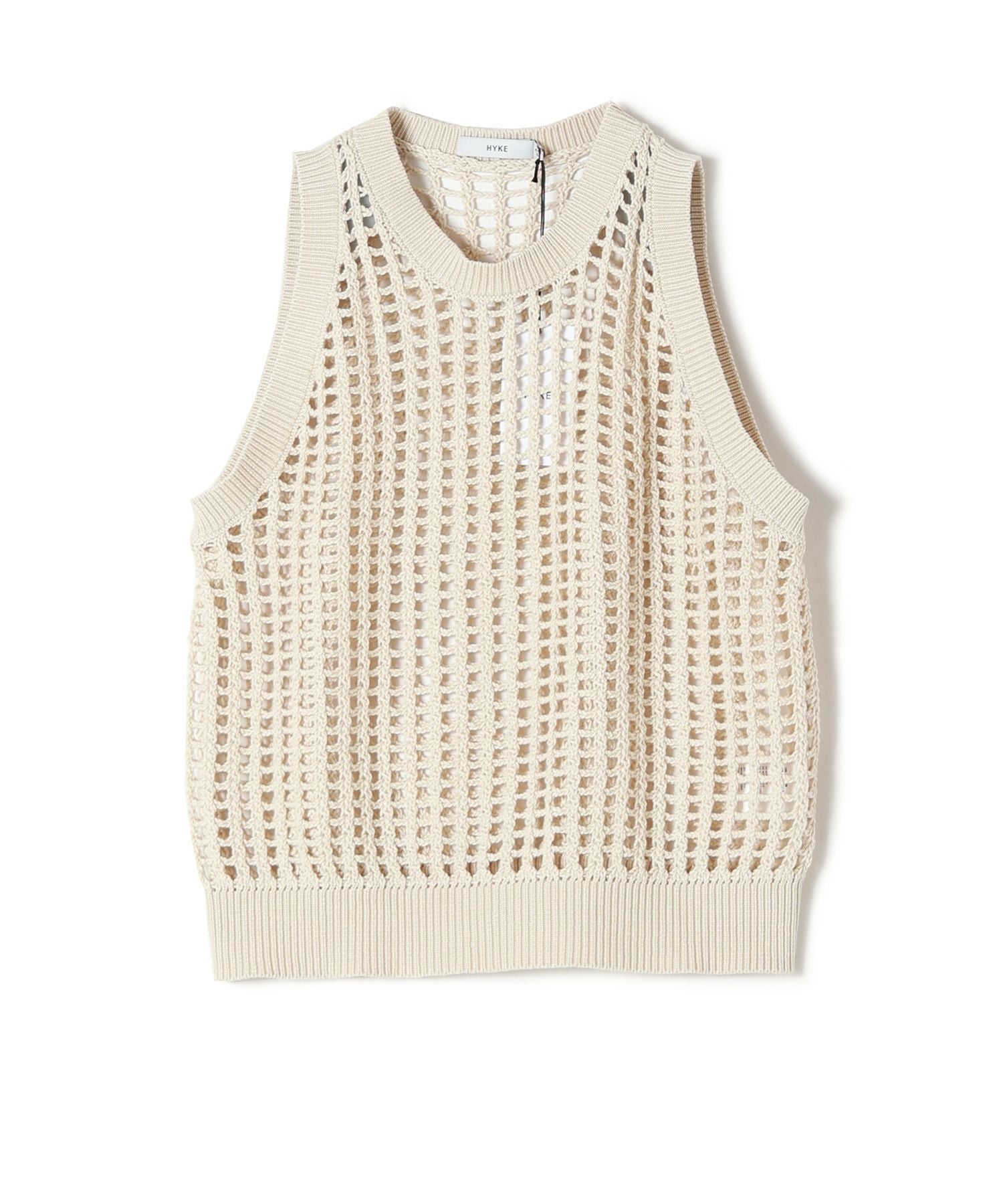 HYKE(ハイク)】 CROCHETED SWEATER TANK TOP｜PARIGOT ONLINE（パリゴ