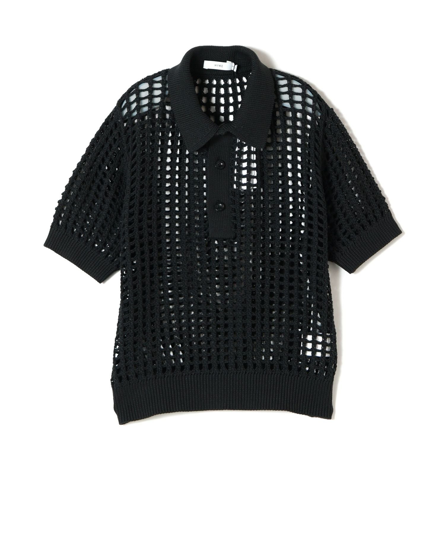 HYKE(ハイク)】 CROCHETED POLO SWEATER｜PARIGOT ONLINE（パリゴ