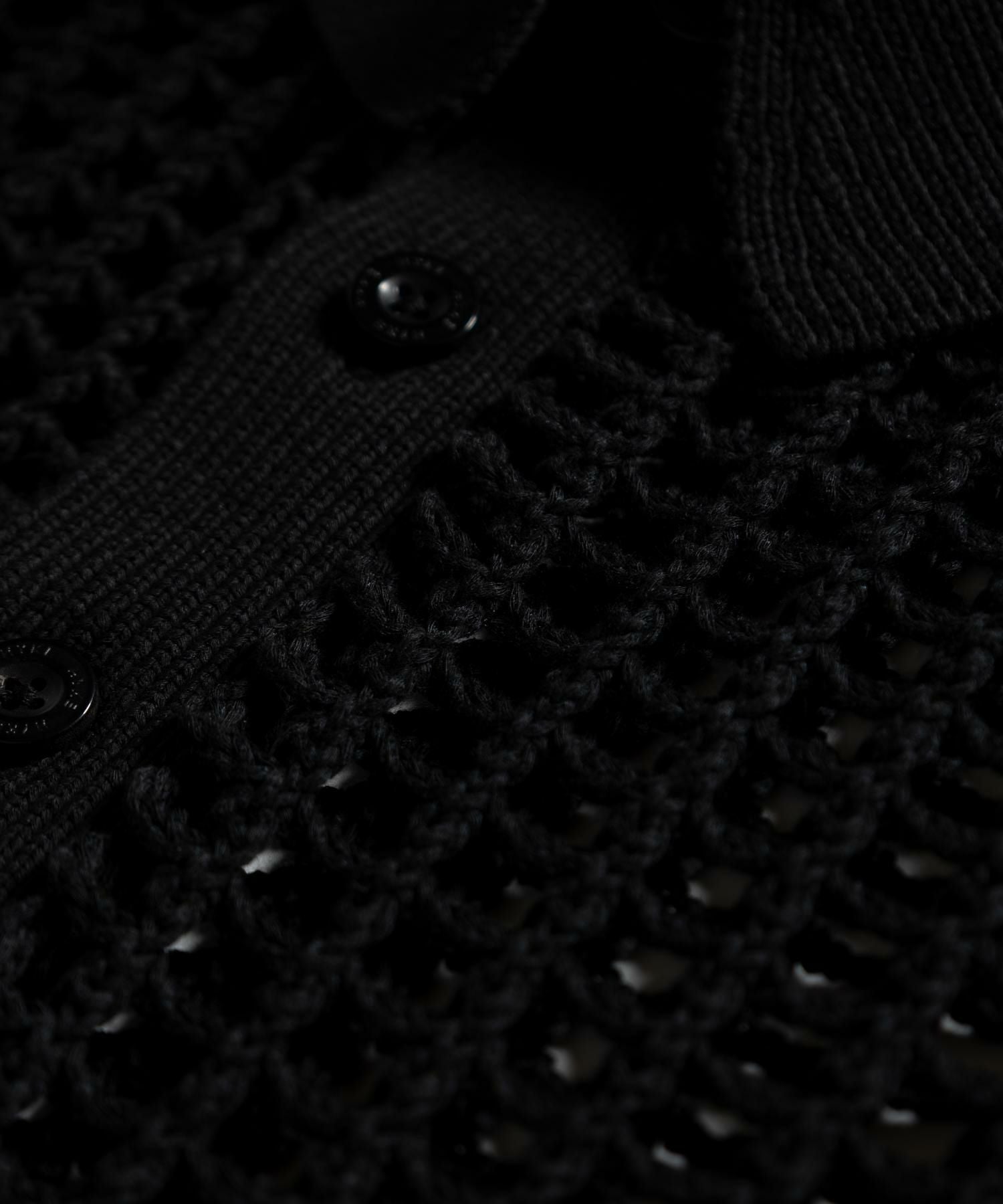 HYKE(ハイク)】 CROCHETED POLO SWEATER｜PARIGOT ONLINE（パリゴ