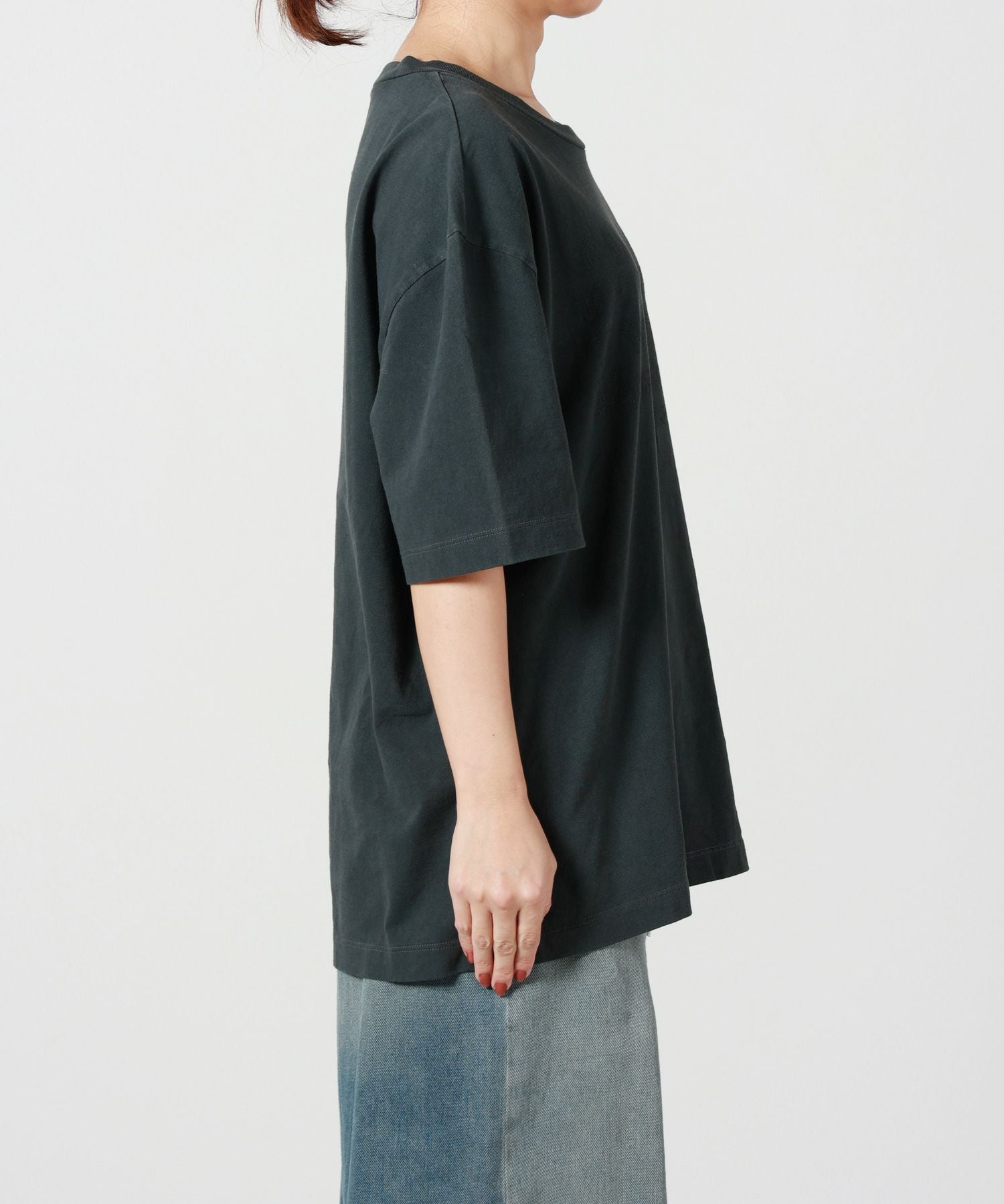 Maison Margiela(メゾンマルジェラ)】EMBROIDERED LOGO T-SHIRT