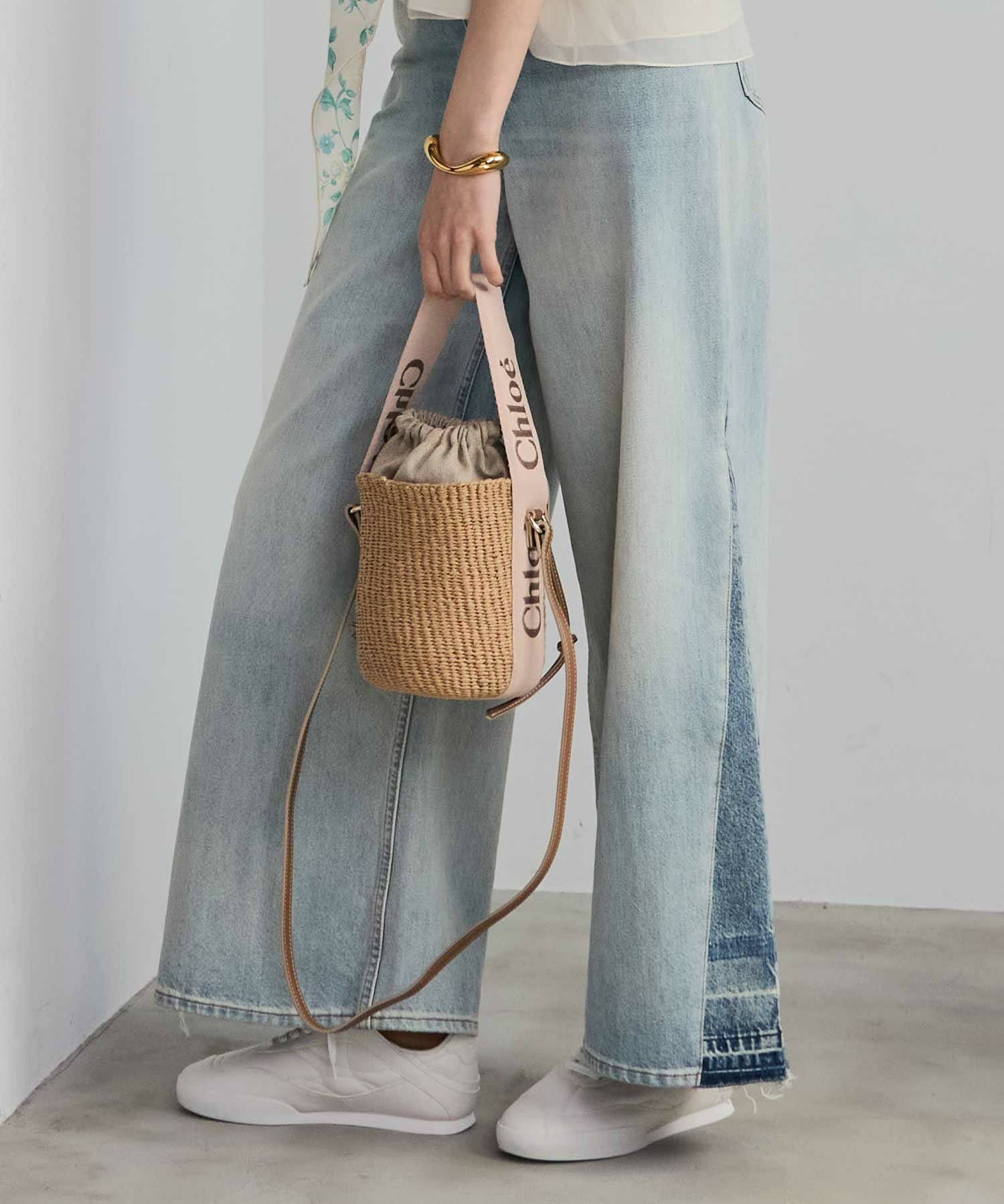 Chloe(クロエ)】 Woodyスモールバスケットバッグ｜PARIGOT ONLINE