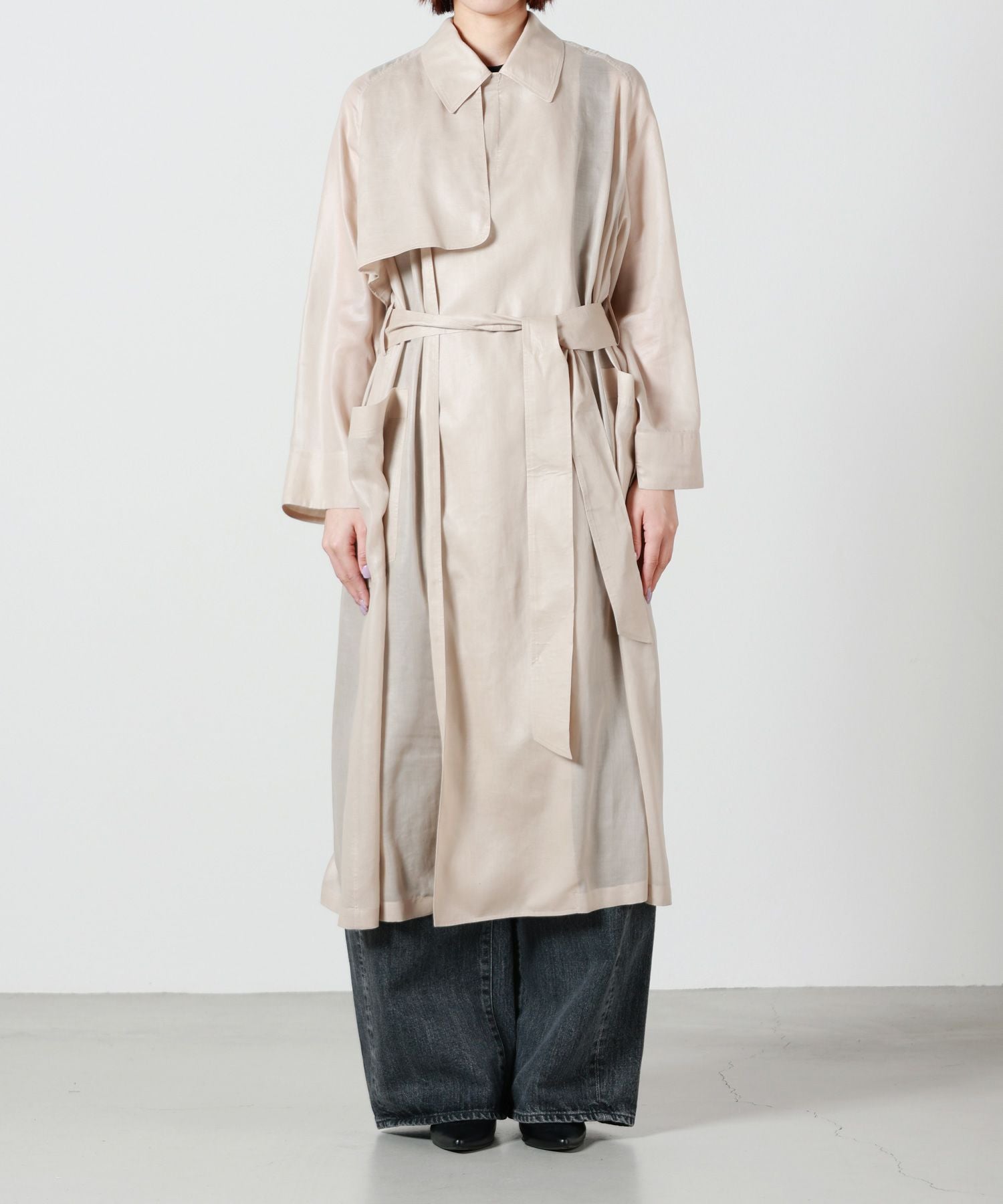 HYKE(ハイク)】 VOILE TRENCH COAT｜PARIGOT ONLINE（パリゴオンライン）