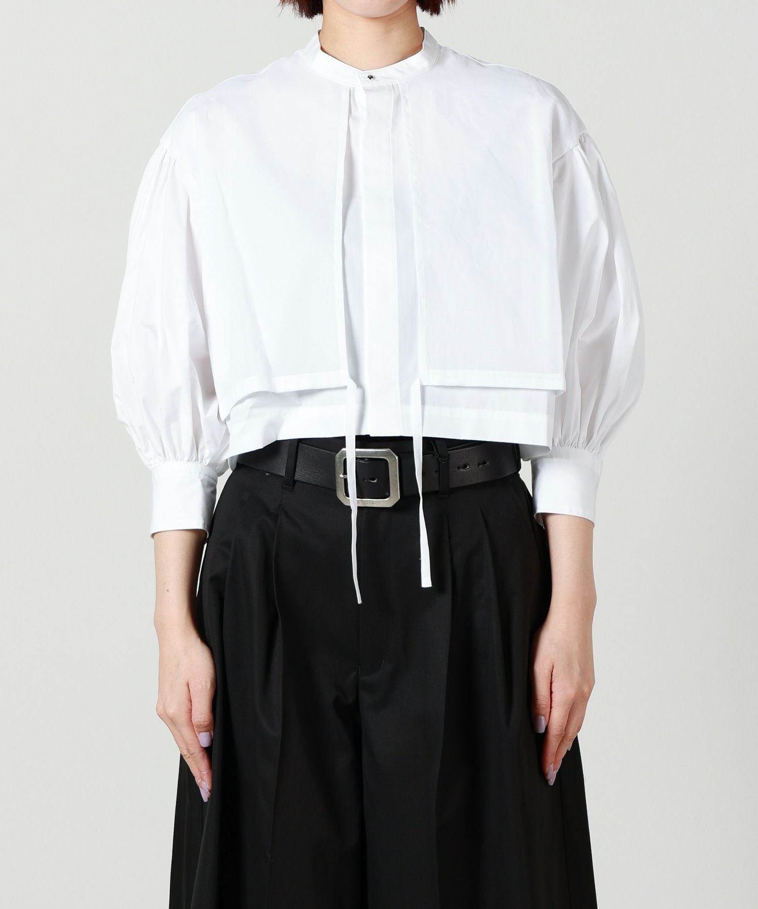 HYKE(ハイク)】 COTTON BALLOON SLEEVE BLOUSE｜PARIGOT ONLINE