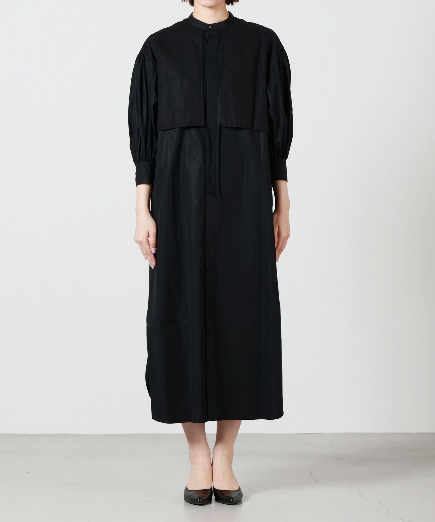 HYKE(ハイク)】 COTTON BALLOON SLEEVE DRESS｜PARIGOT ONLINE（パリゴ