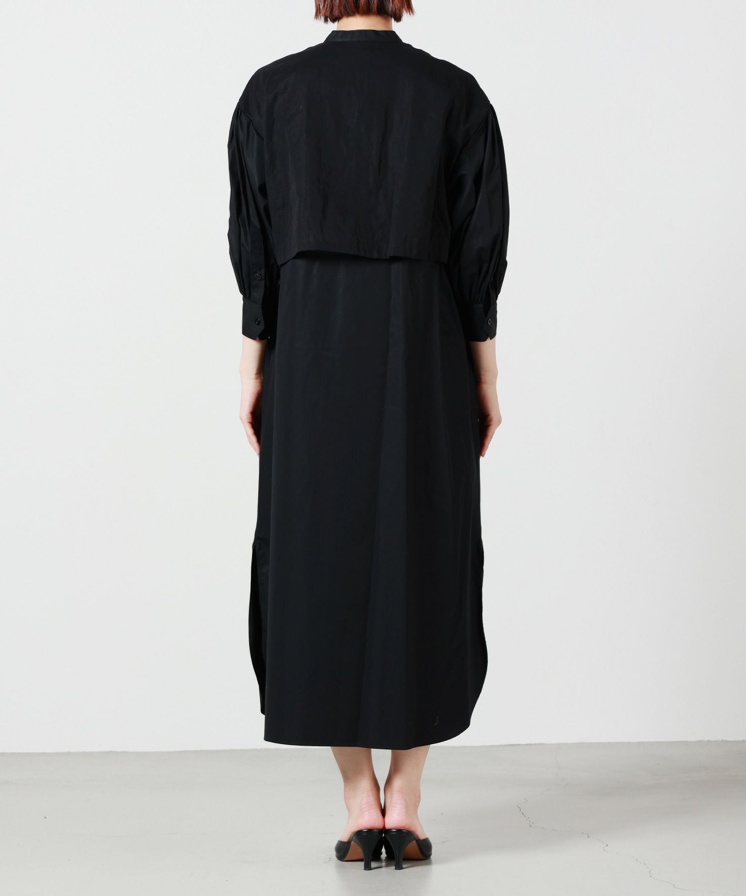HYKE(ハイク)】 COTTON BALLOON SLEEVE DRESS｜PARIGOT ONLINE（パリゴ