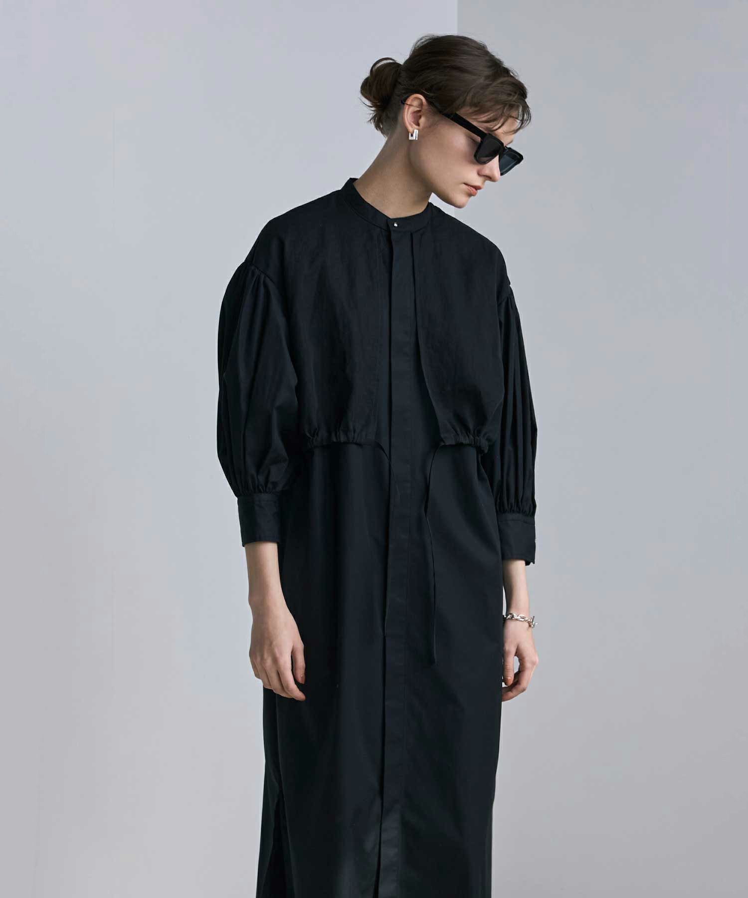 HYKE(ハイク)】 COTTON BALLOON SLEEVE DRESS｜PARIGOT ONLINE（パリゴ