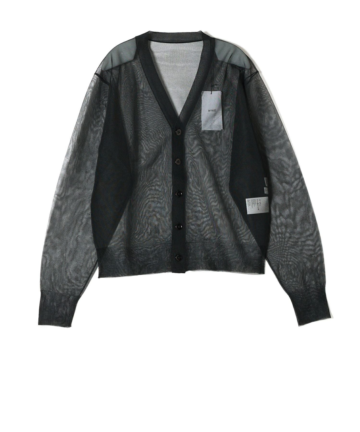 HYKE(ハイク)】 SHEER SWEATER CARDIGAN｜PARIGOT ONLINE（パリゴ