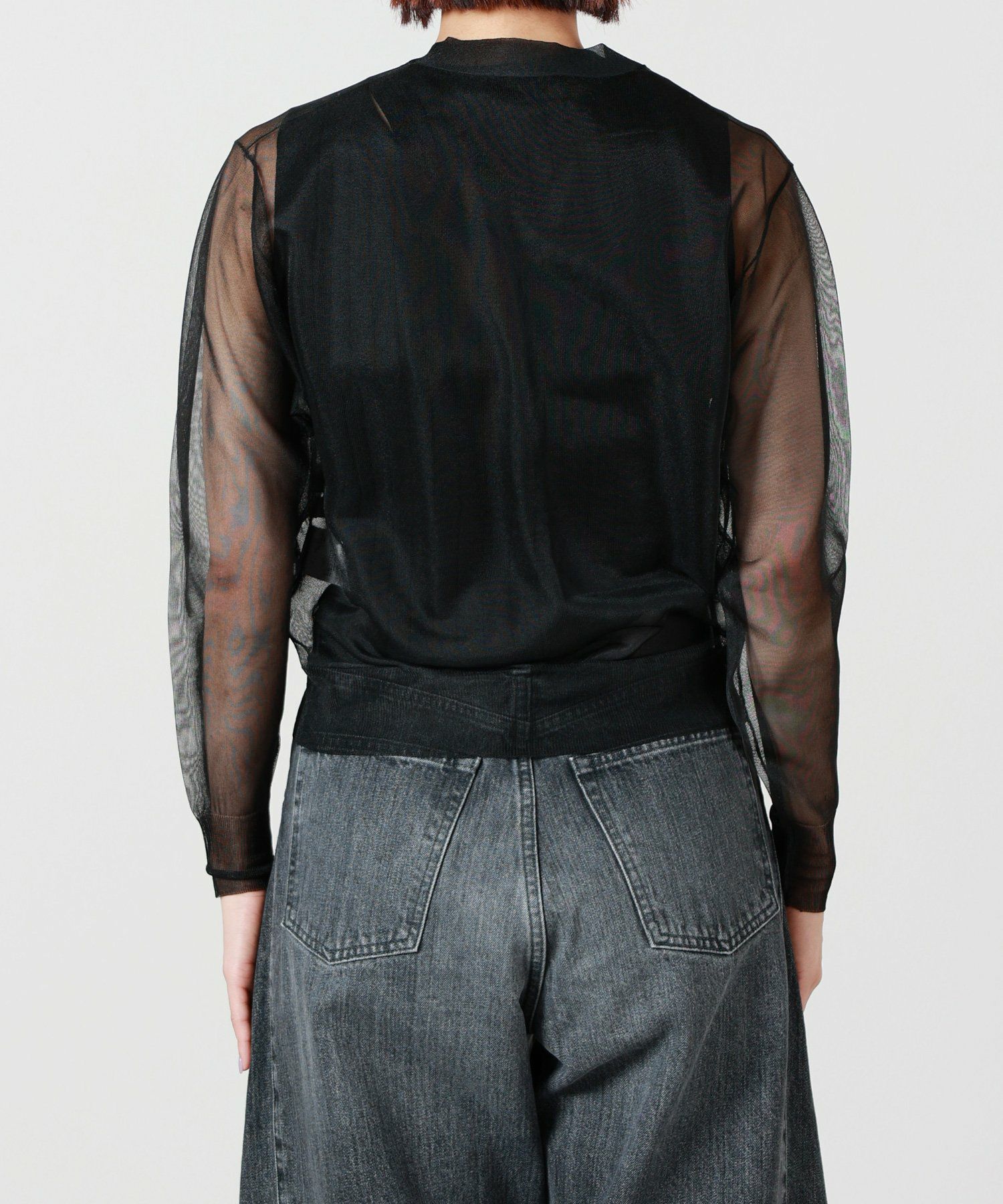HYKE(ハイク)】 SHEER SWEATER CARDIGAN｜PARIGOT ONLINE（パリゴ