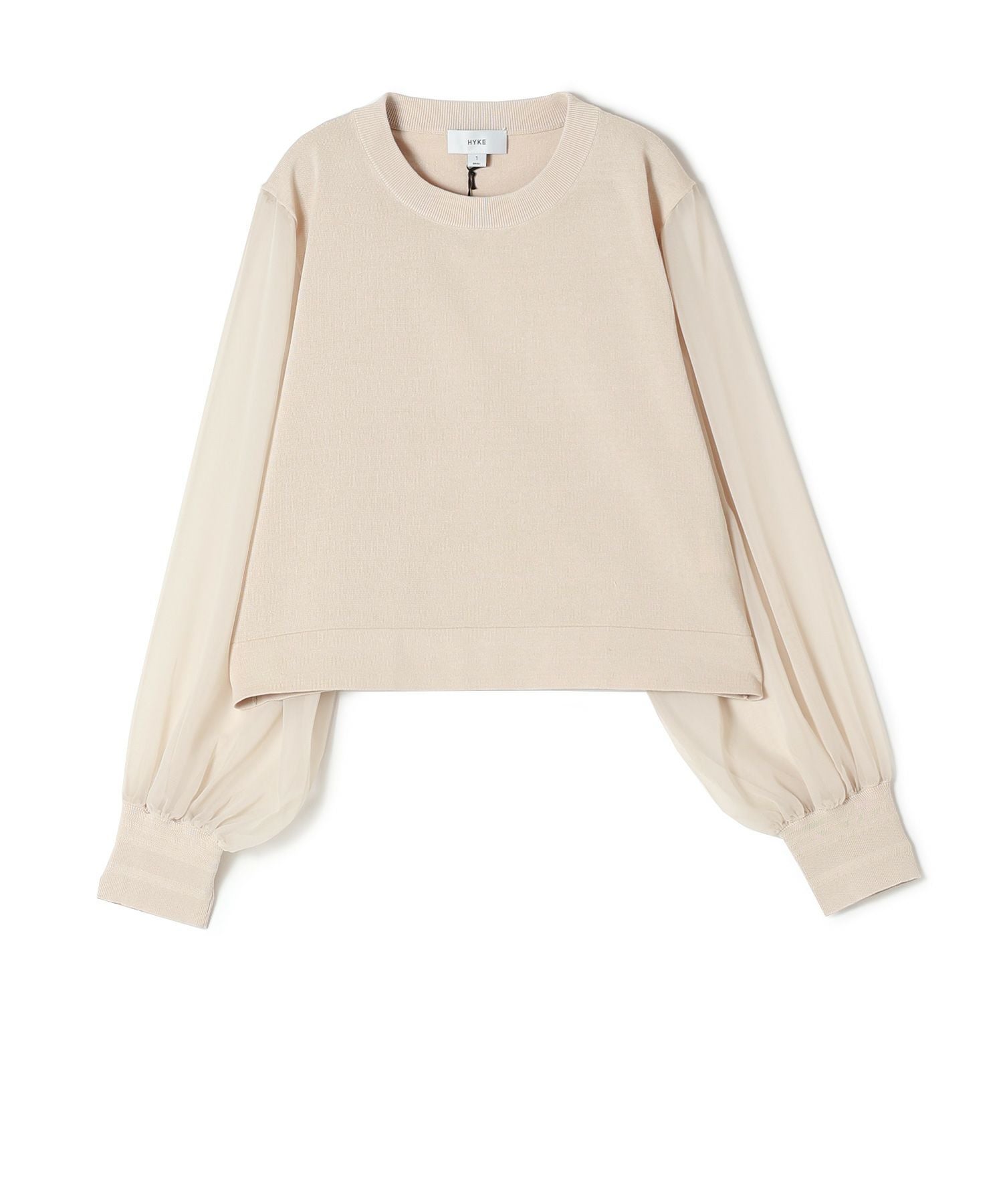 HYKE / ハイク | ROPE NET CROPPED TOP トップス | ベージュ | レディース HYKE / ハイク | ROPE NET CROPPED TOP トップス | ベージュ