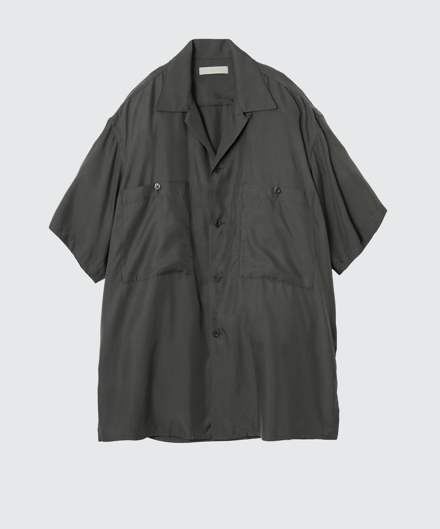 YOKE(ヨーク)】 CUPRO OPEN COLLAR SHIRT｜PARIGOT ONLINE（パリゴ