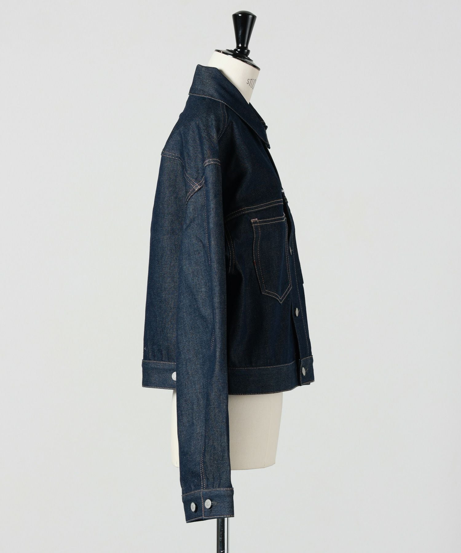 acne studios デニムジャケット ボクシーフィット Acne Studios - デニムジャケット - リラックスクロップドフィット