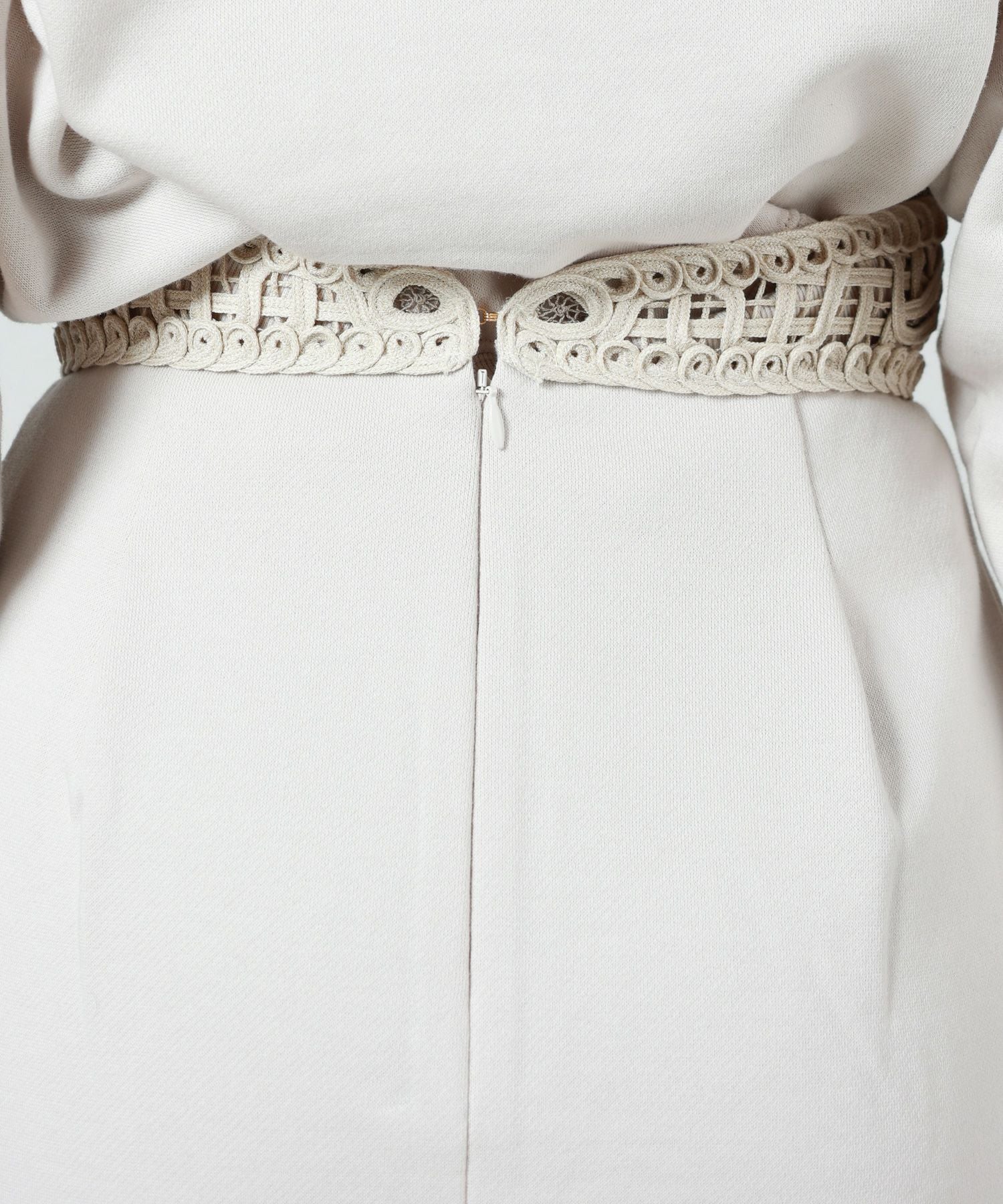 Mame Kurogouchi(マメ クロゴウチ)】 Cording Embroidery Sweat Skirt
