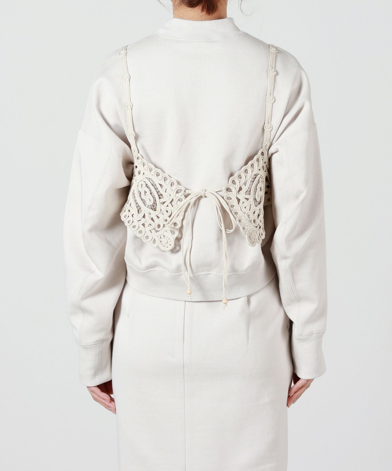 Mame Kurogouchi(マメ クロゴウチ)】 Cording Embroidery Vest