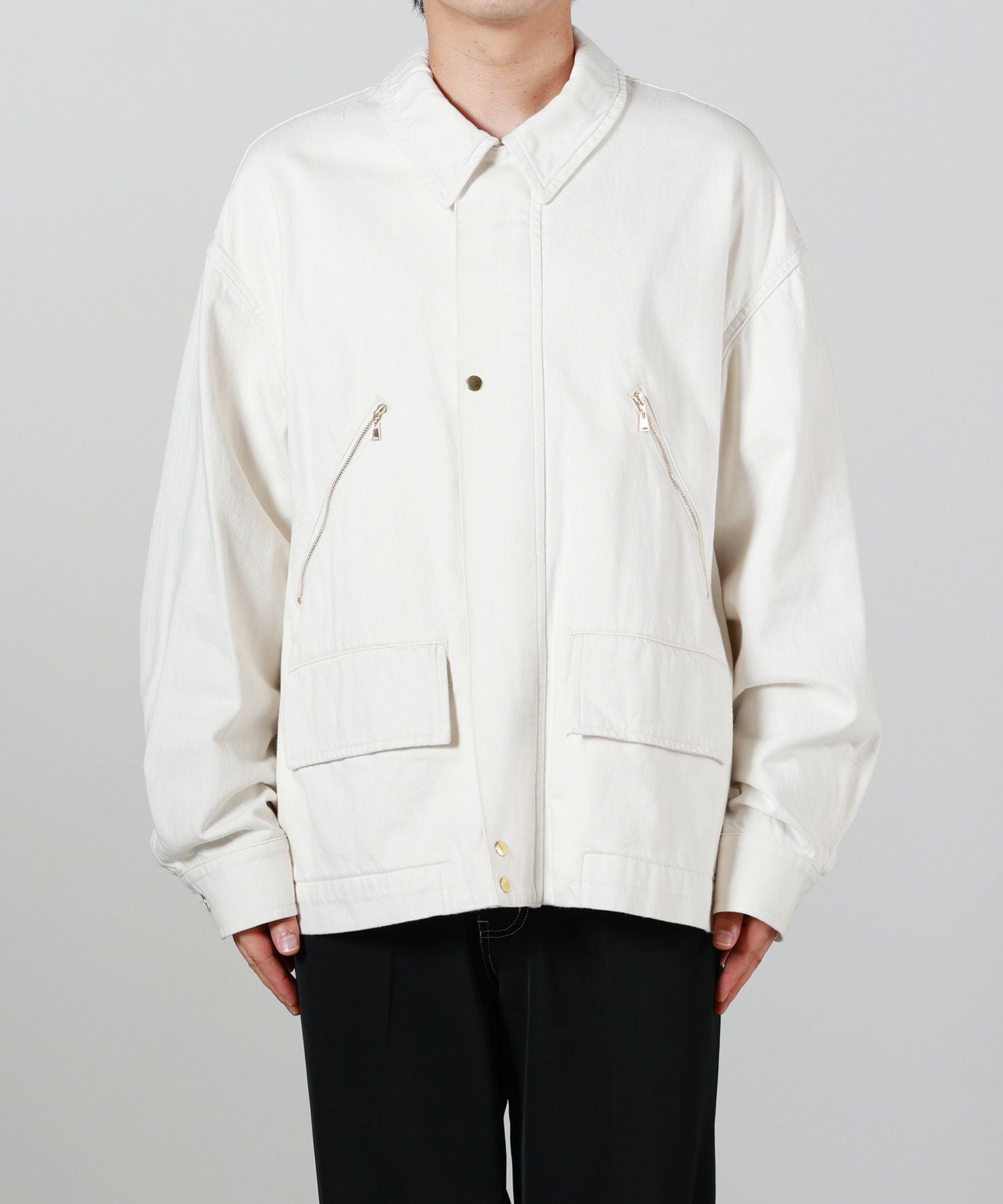 JAPAN DENIM(ジャパンデニム)】 CULLNI_DOUBLE POCKET ZIP UP JACKET