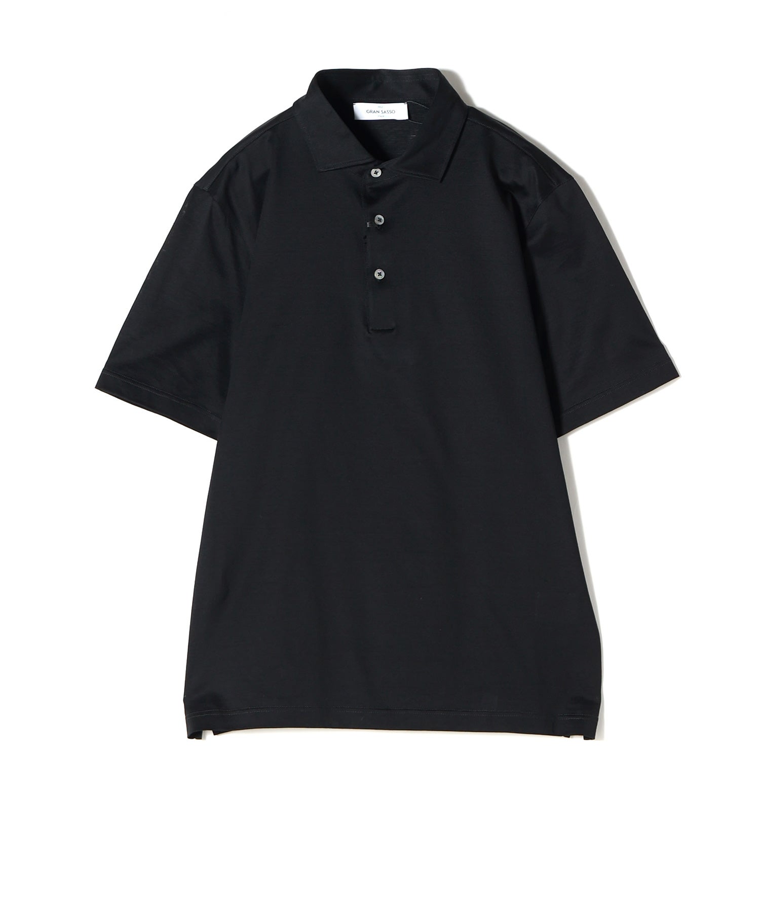 Gran Sasso(グランサッソ)】 マーセライズコットン 半袖ポロシャツ