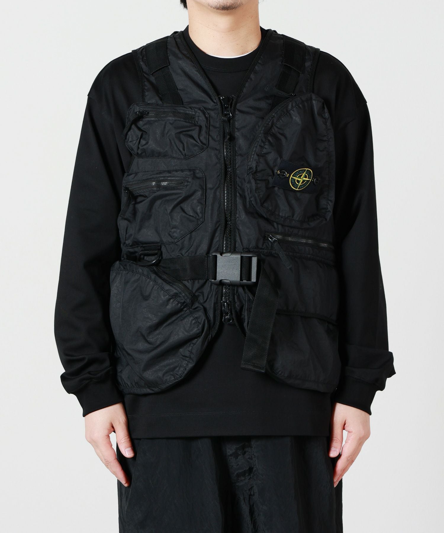 STONE ISLAND(ストーンアイランド)】 MEMBRANA 3L TC ベスト｜PARIGOT